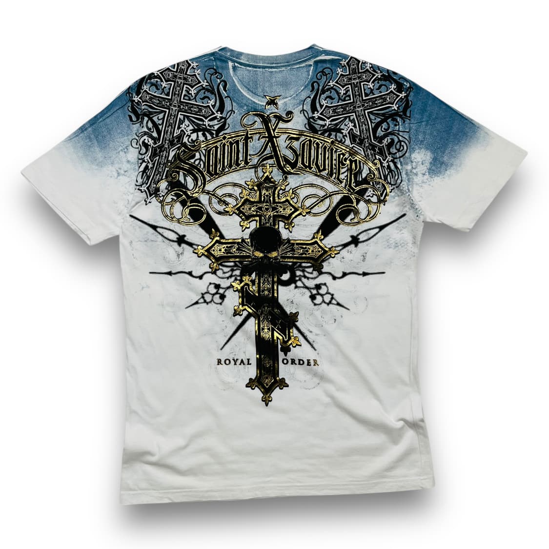 Xzavier Cross Skull Graphic T-shirt 상품이미지5