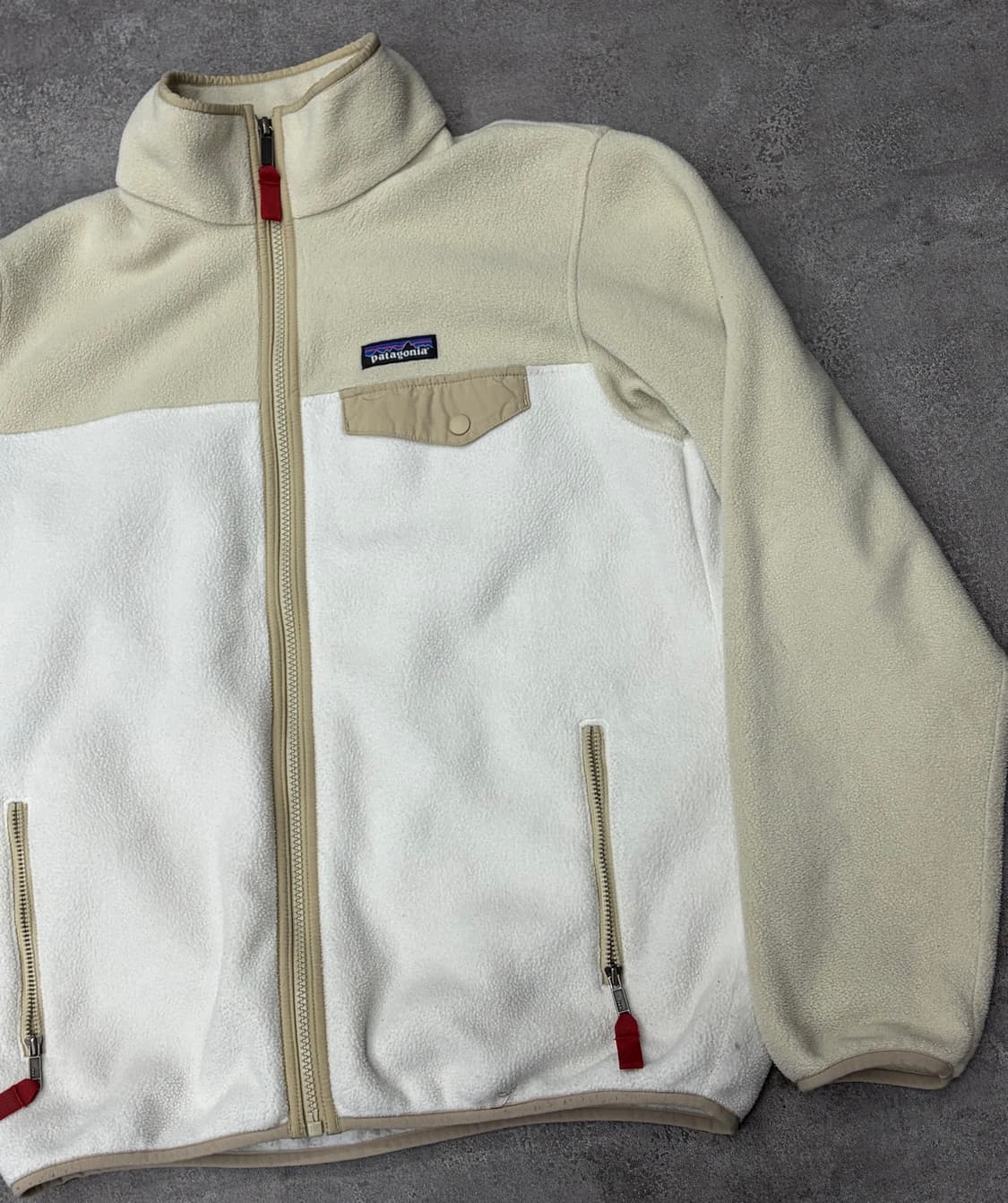 파타고니아 신칠라 플리스 아이보리/화이트 상품이미지4