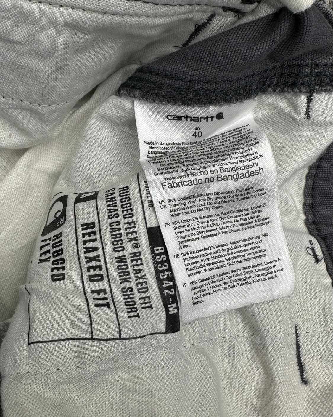 (허단50)칼하트 카고 반바지-M1992 상품이미지4