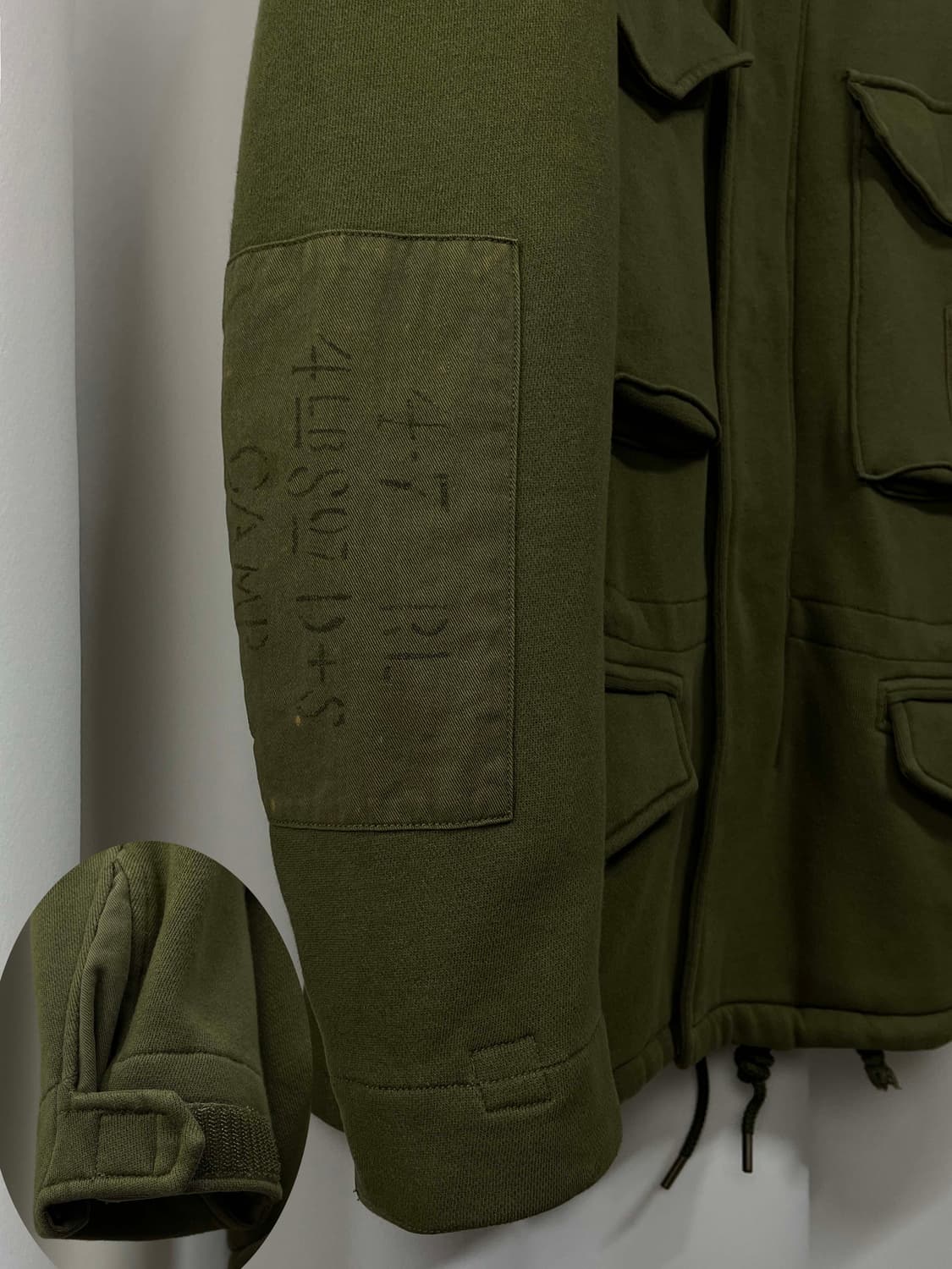 폴로 랄프로렌 올리브 플래그 패치워크 M-65 유틸리티 필드 자켓 상품이미지9