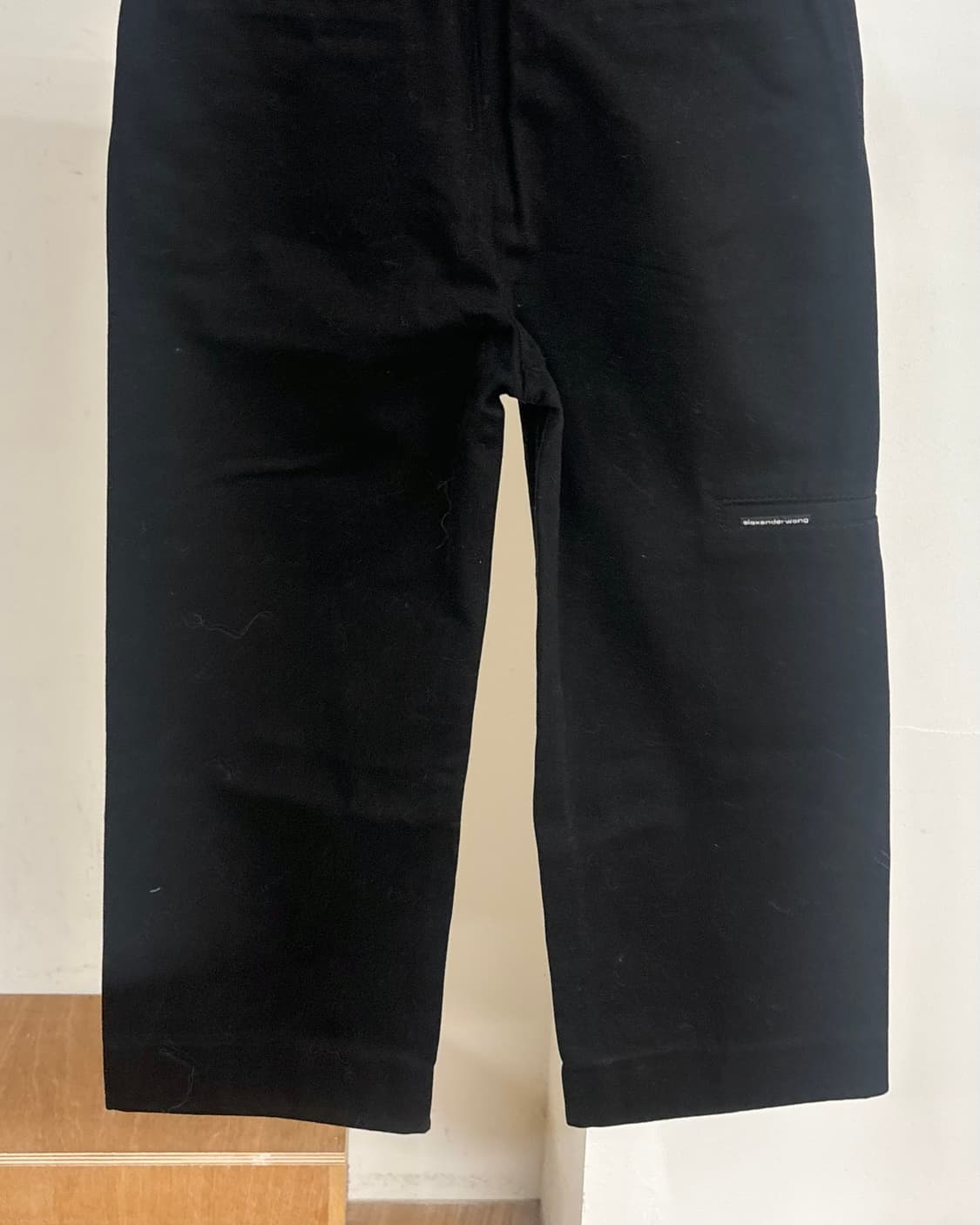 알렉산더 왕 블랙 와이드 코튼 팬츠 상품이미지6