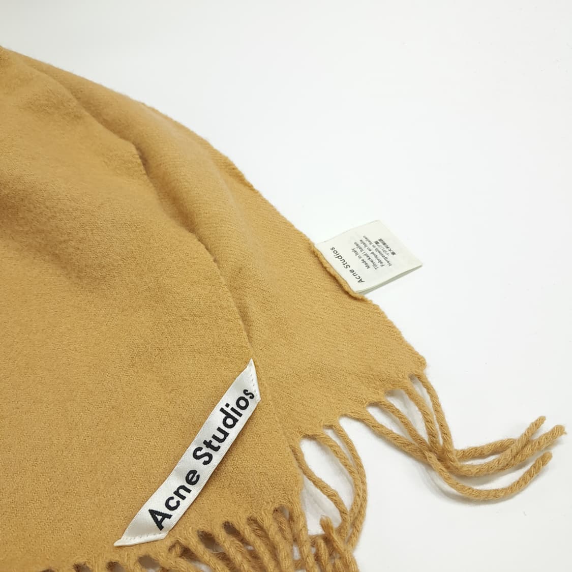 MX104 아크네 스튜디오 클래식 카멜 빅사이즈 울 목도리 머플러 상품이미지4