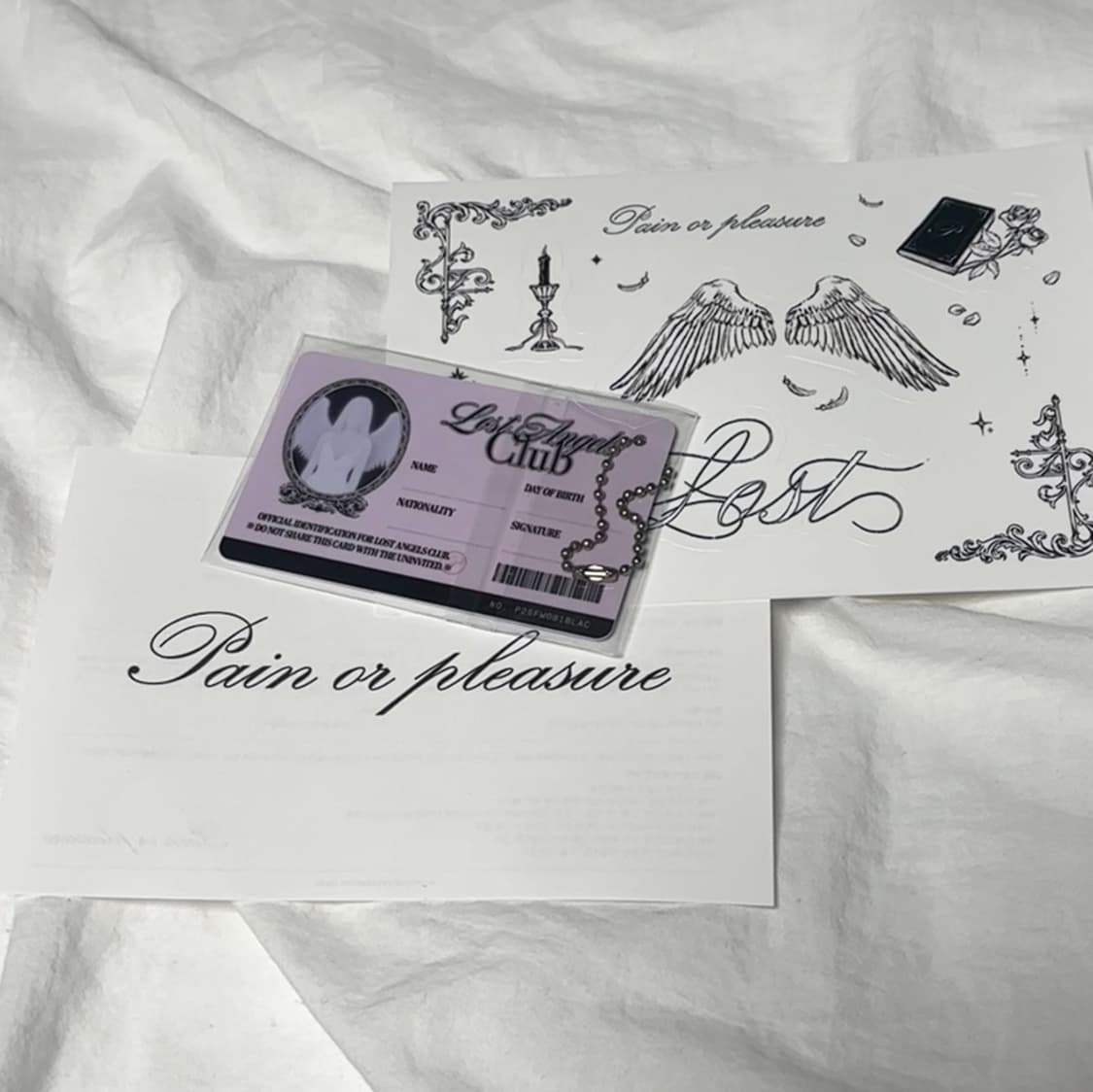 페인오어플레져 L.A.C 카드키링 + 스티커 상품이미지3