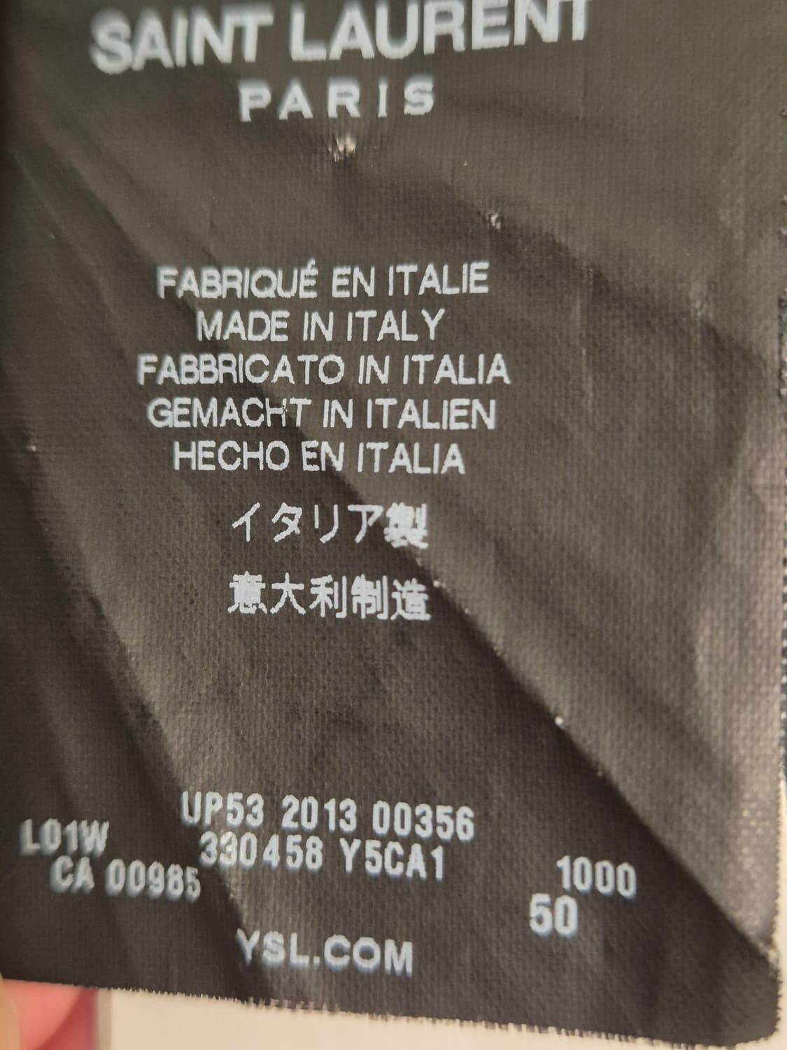 생로랑 13FW L01 라이더자켓 50 상품이미지4