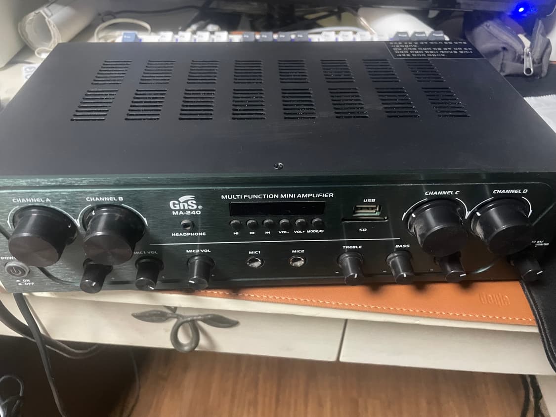 gns 지엔에스 ma-240 4채널 블루투스 앰프 상품이미지2
