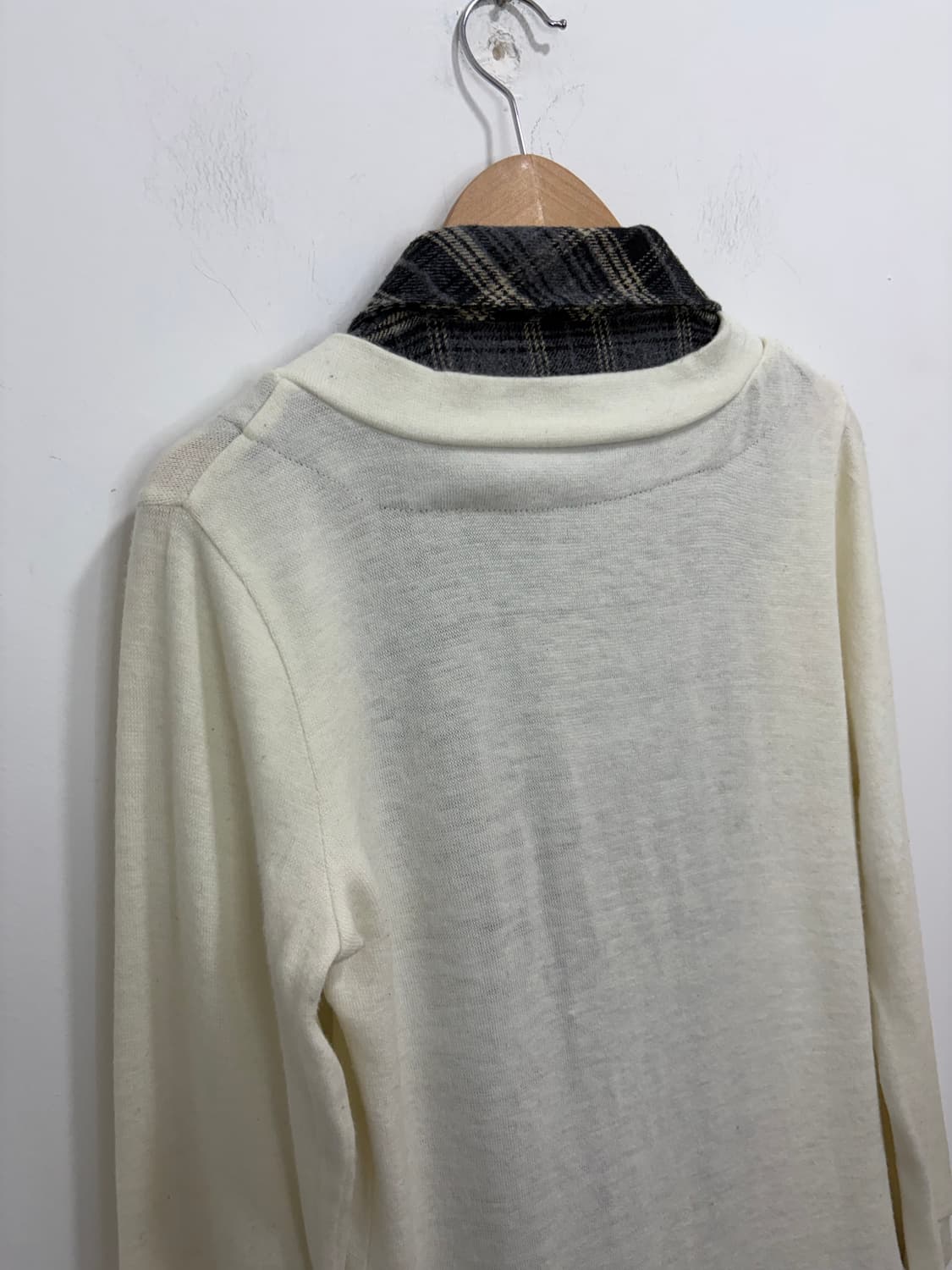 Tralala 오네갸루 리본 프릴 레이어드 니트 원피스 상품이미지9