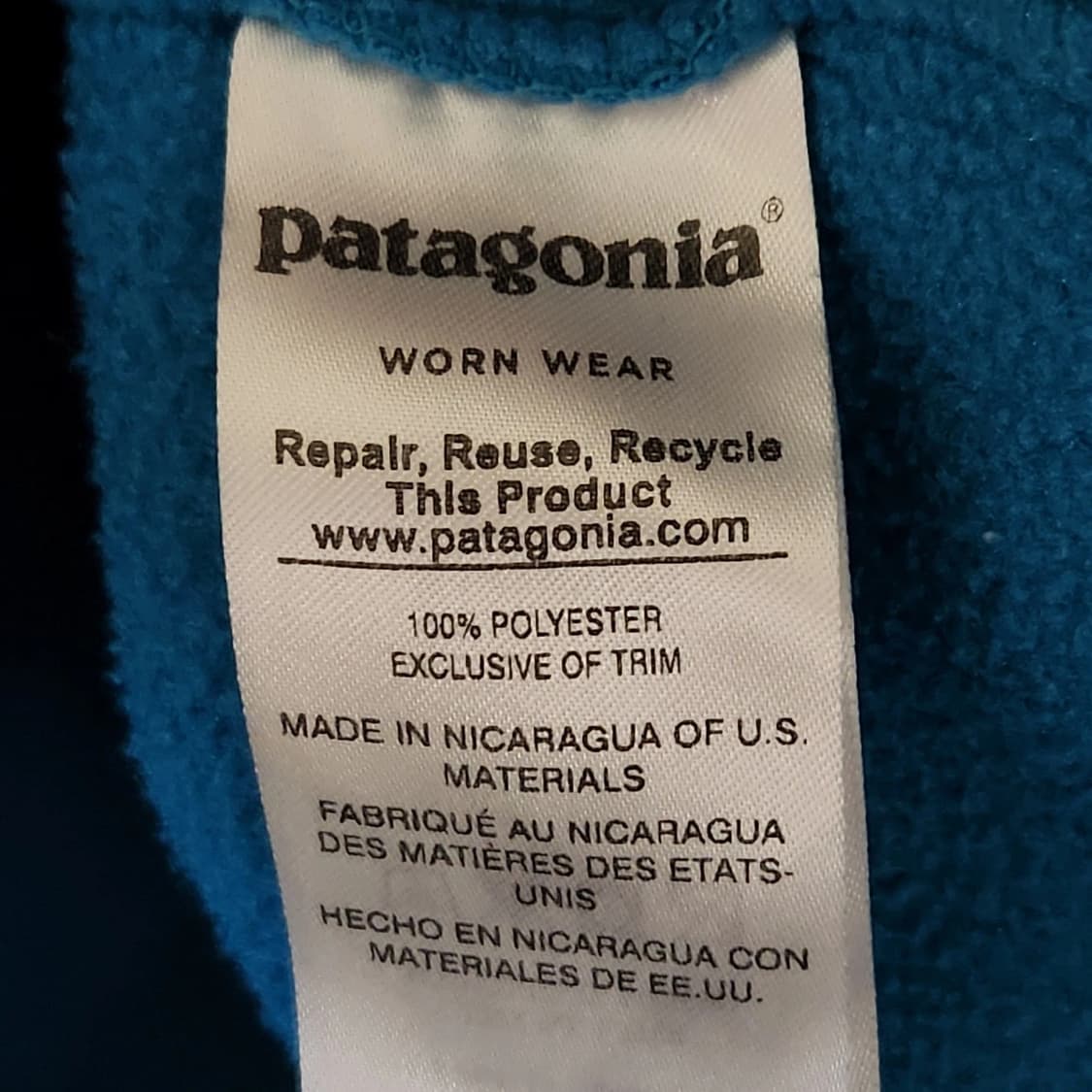 17FA 파타고니아 신칠라 스냅-T 터콰이즈/네이비/버건디 니콰과라 상품이미지4