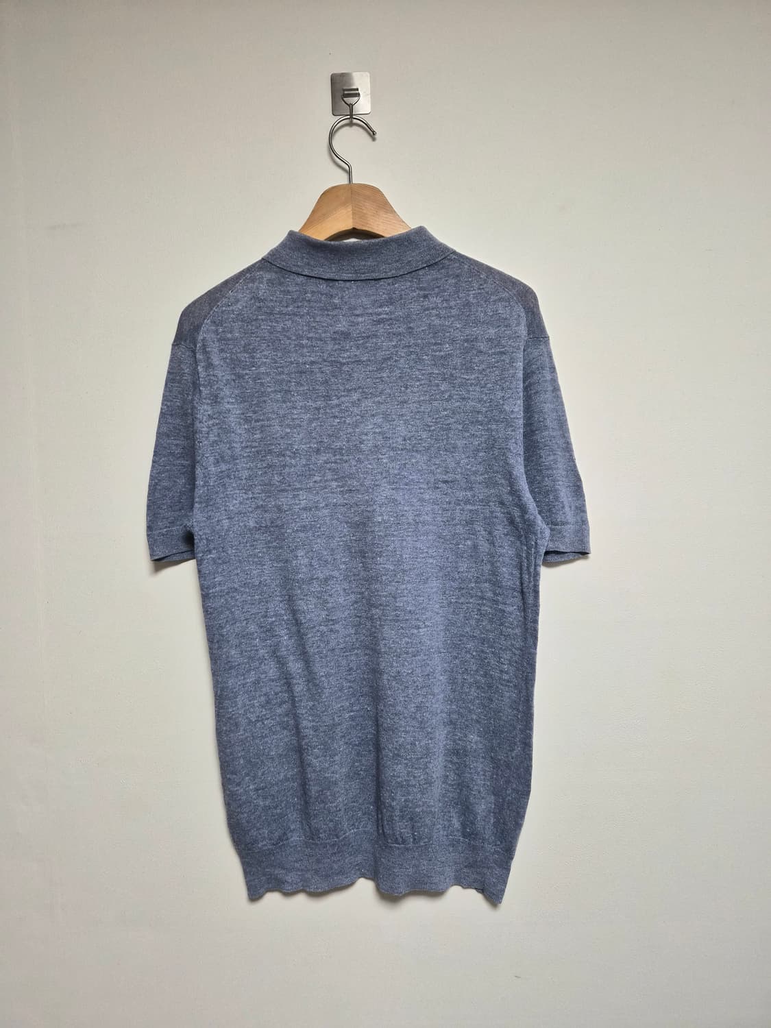 수트서플라이 니트 반팔 카라티 M - T146 상품이미지2