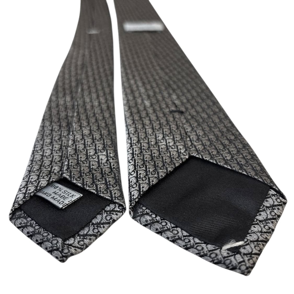 디올옴므 오블리크 실크 넥타이 그레이 상품이미지4