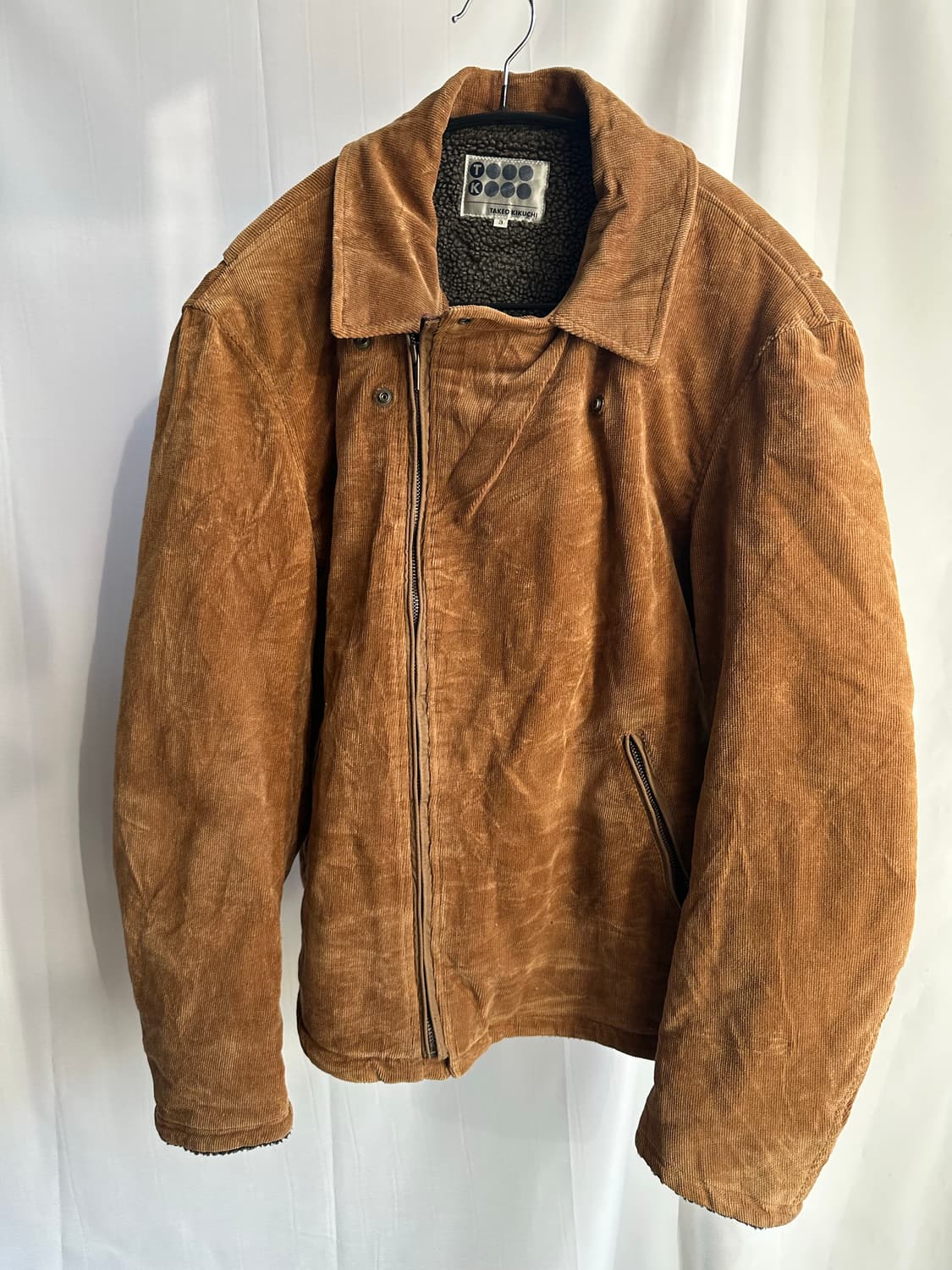 Takeo kikuchi 스웨이드 라이더 자켓 상품이미지1