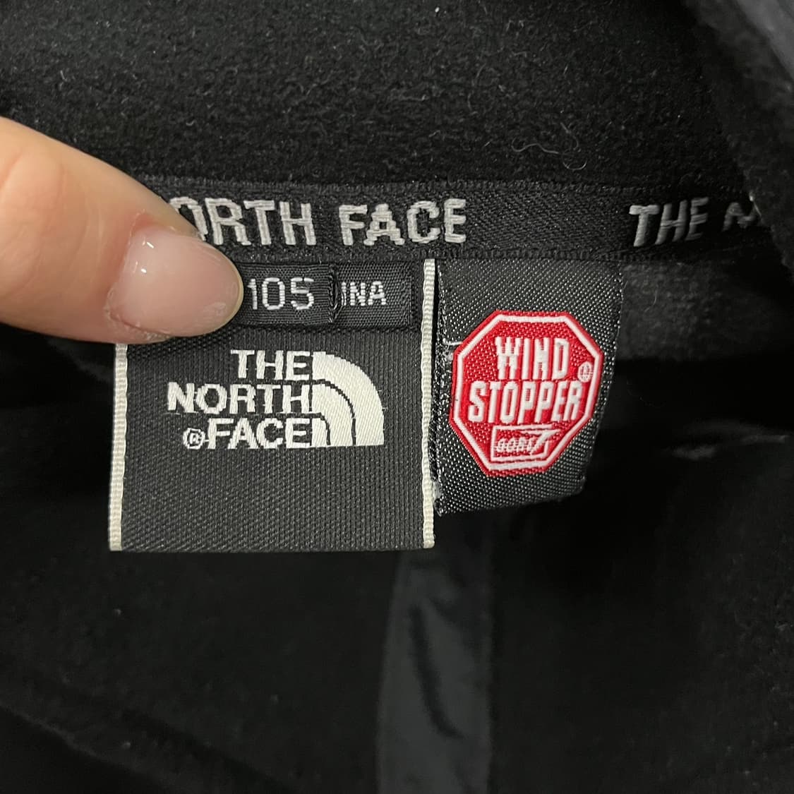 [정품/XL] 노스페이스 블랙 플리스 자켓 b15 상품이미지5