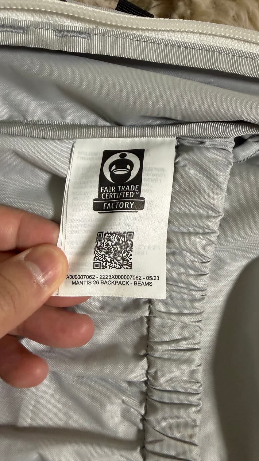 아크테릭스 x 빔즈 맨티스 26 백팩 트랭퀼 상품이미지7
