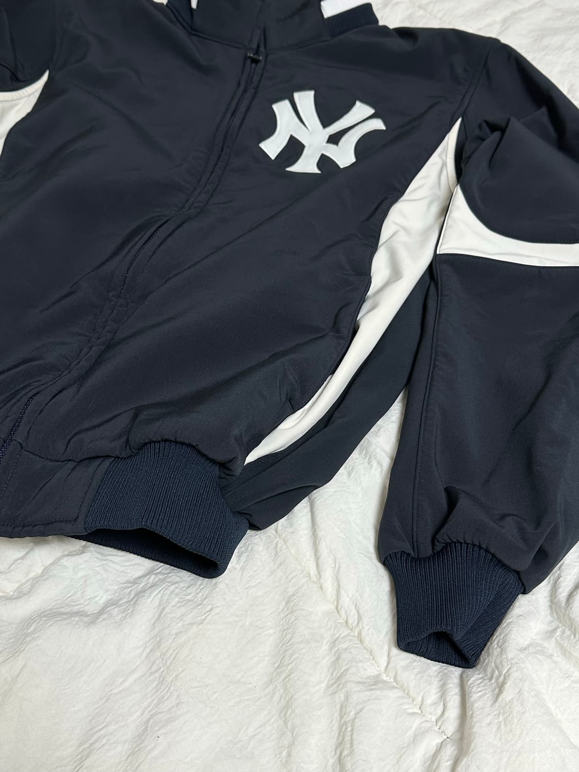 뉴욕양키즈 Athentic Works 웜업 집업 라지  상품이미지4