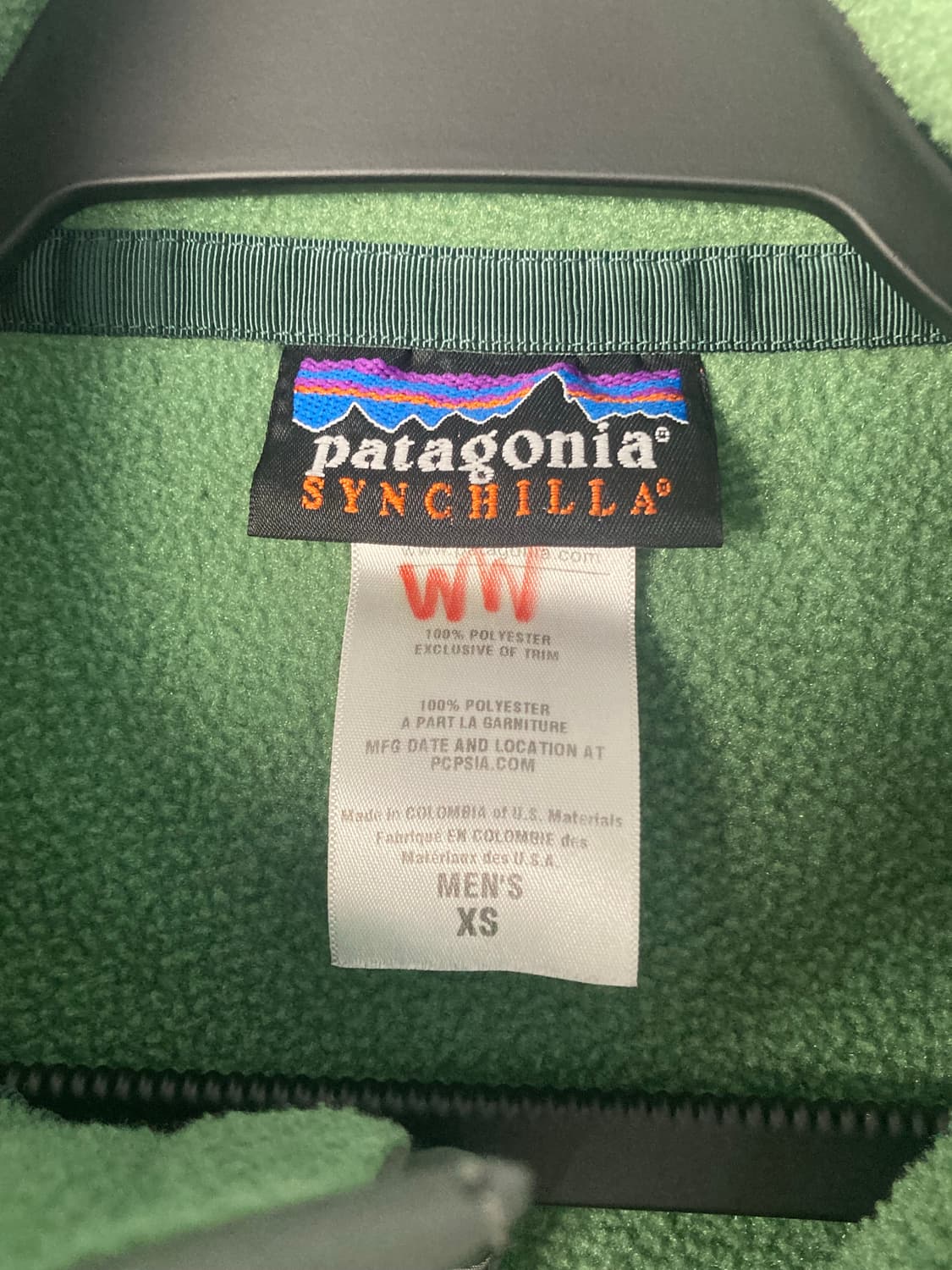 파타고니아 신칠라 그린/그레이 (XS) 상품이미지4