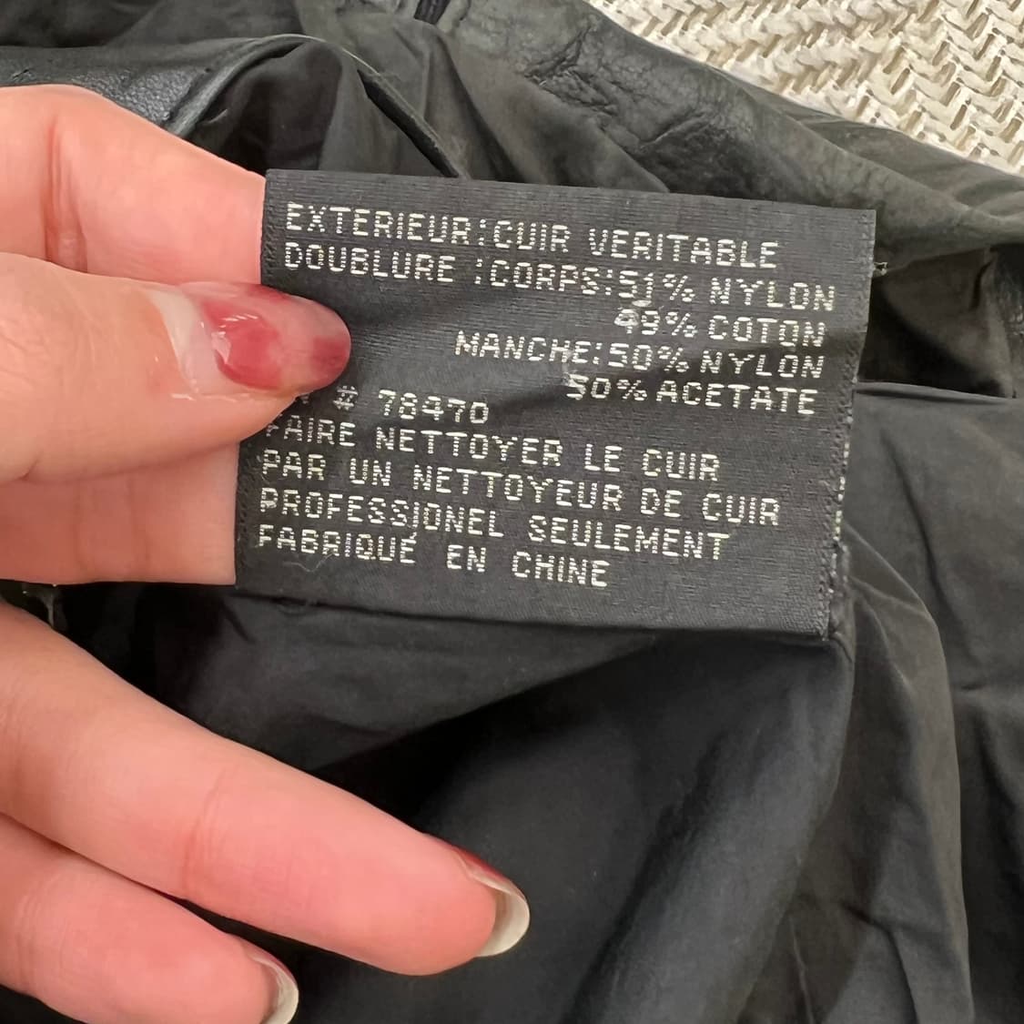 케네스콜 리얼레더 싱글라이더 자켓 r2753 상품이미지8