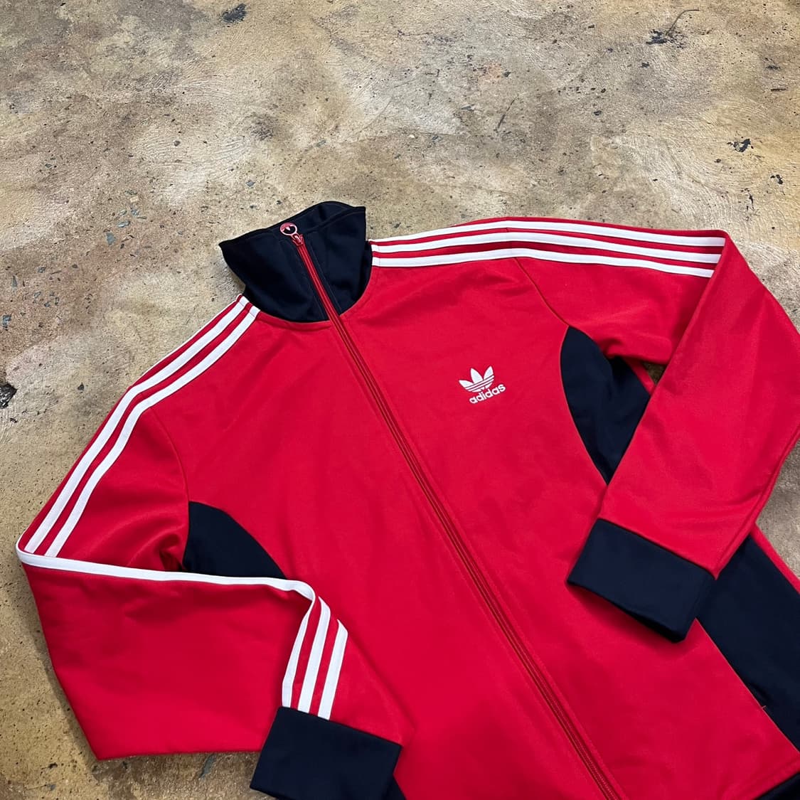 [정품/110] 아디다스 유로탑 트랙탑 져지 레드블랙 b16 상품이미지1