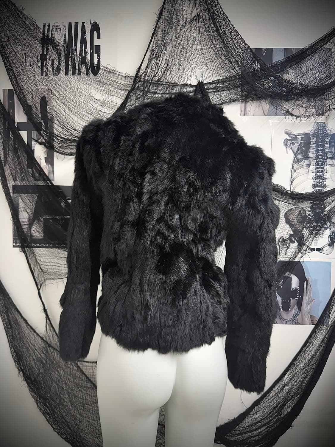 Basic rabbit fur jacket 상품이미지2