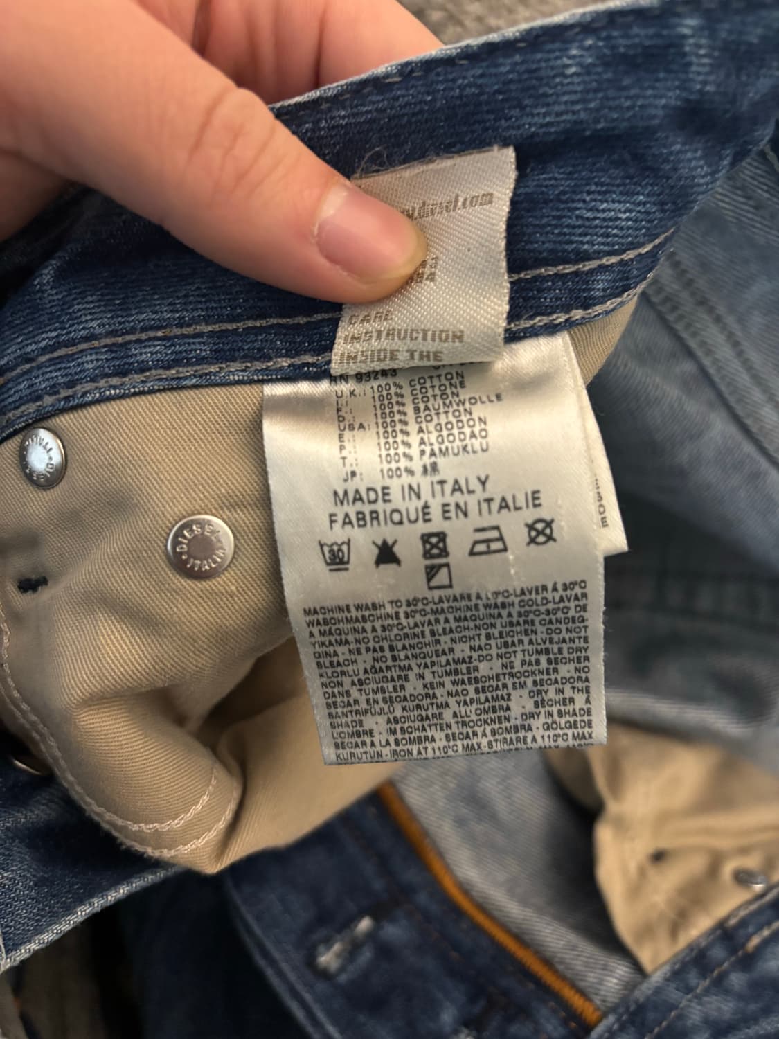 디젤 자티니 정품 31~32 부츠컷 상품이미지4
