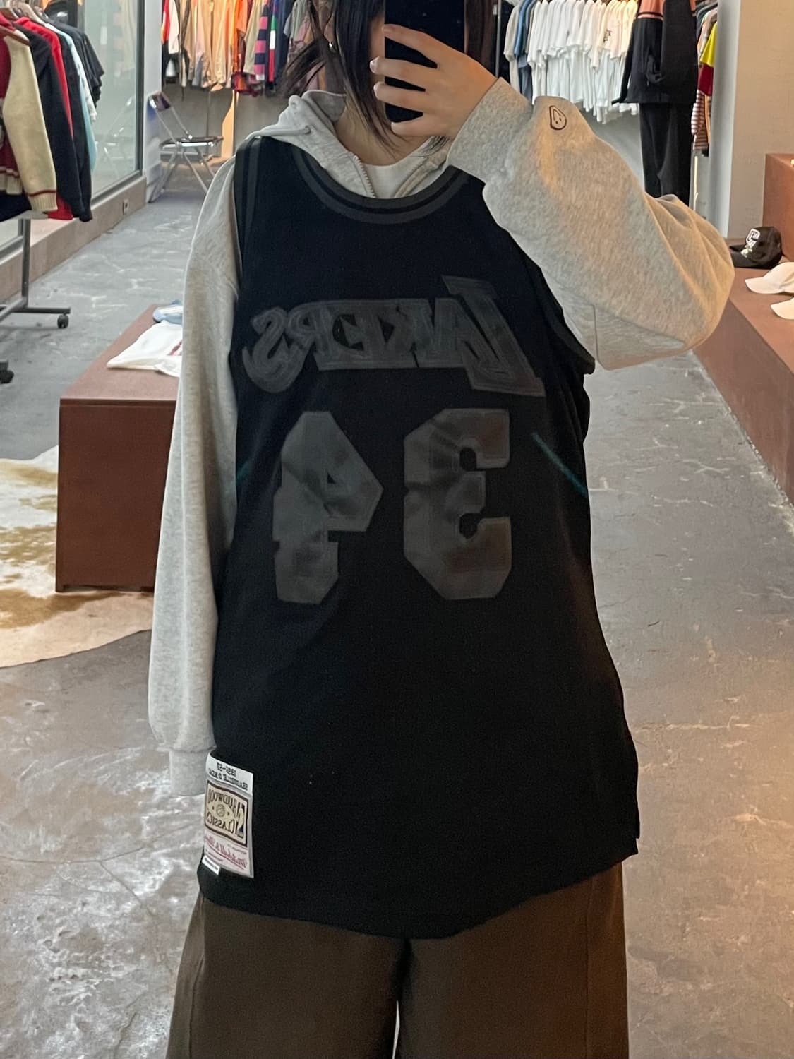 미첼앤네스 레이커스 블랙 스윙맨 져지 H2513 상품이미지1