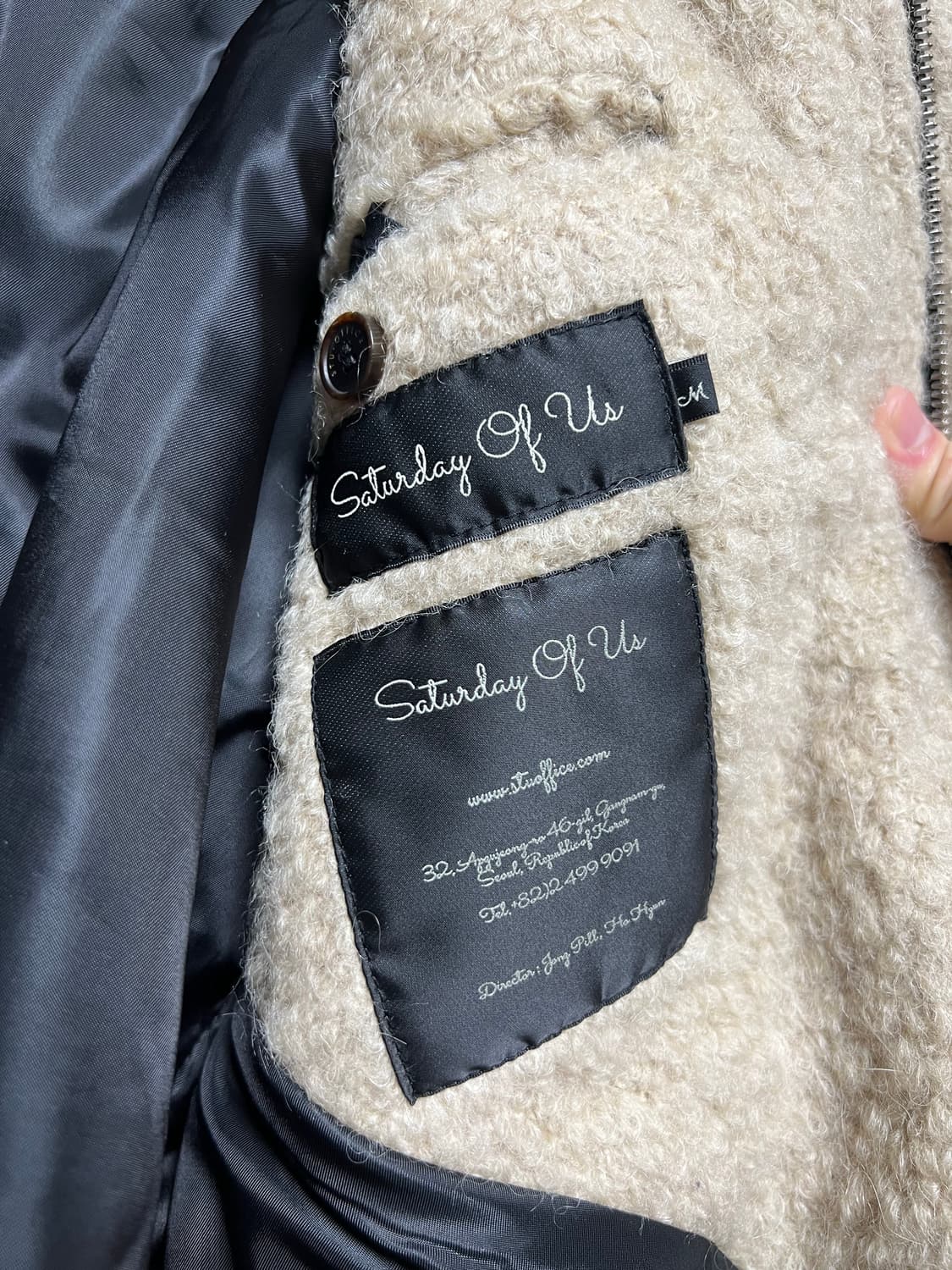 Stu 브러쉬드 패널자켓 m 상품이미지4