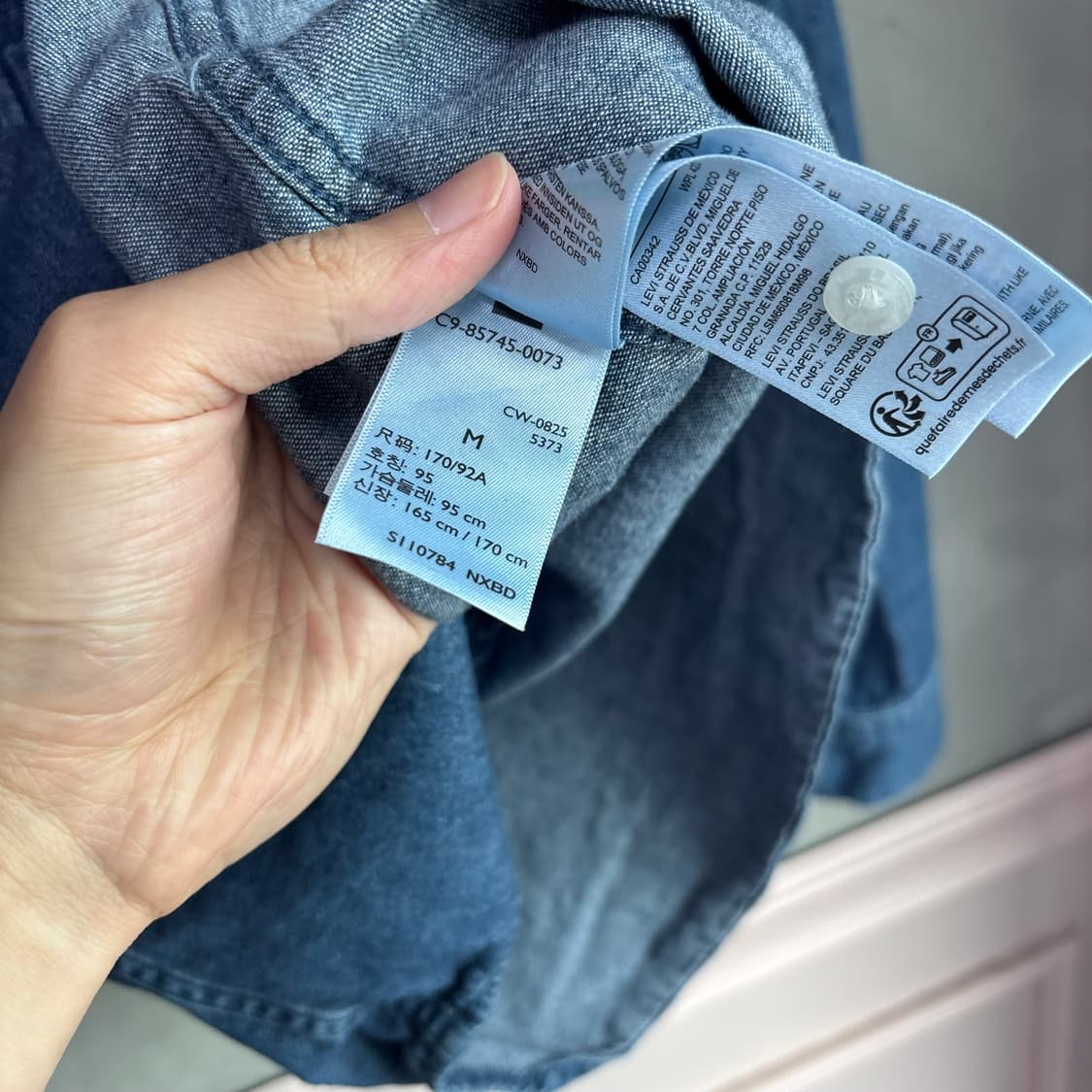 리바이스 웨스턴 데님 셔츠 상품이미지3