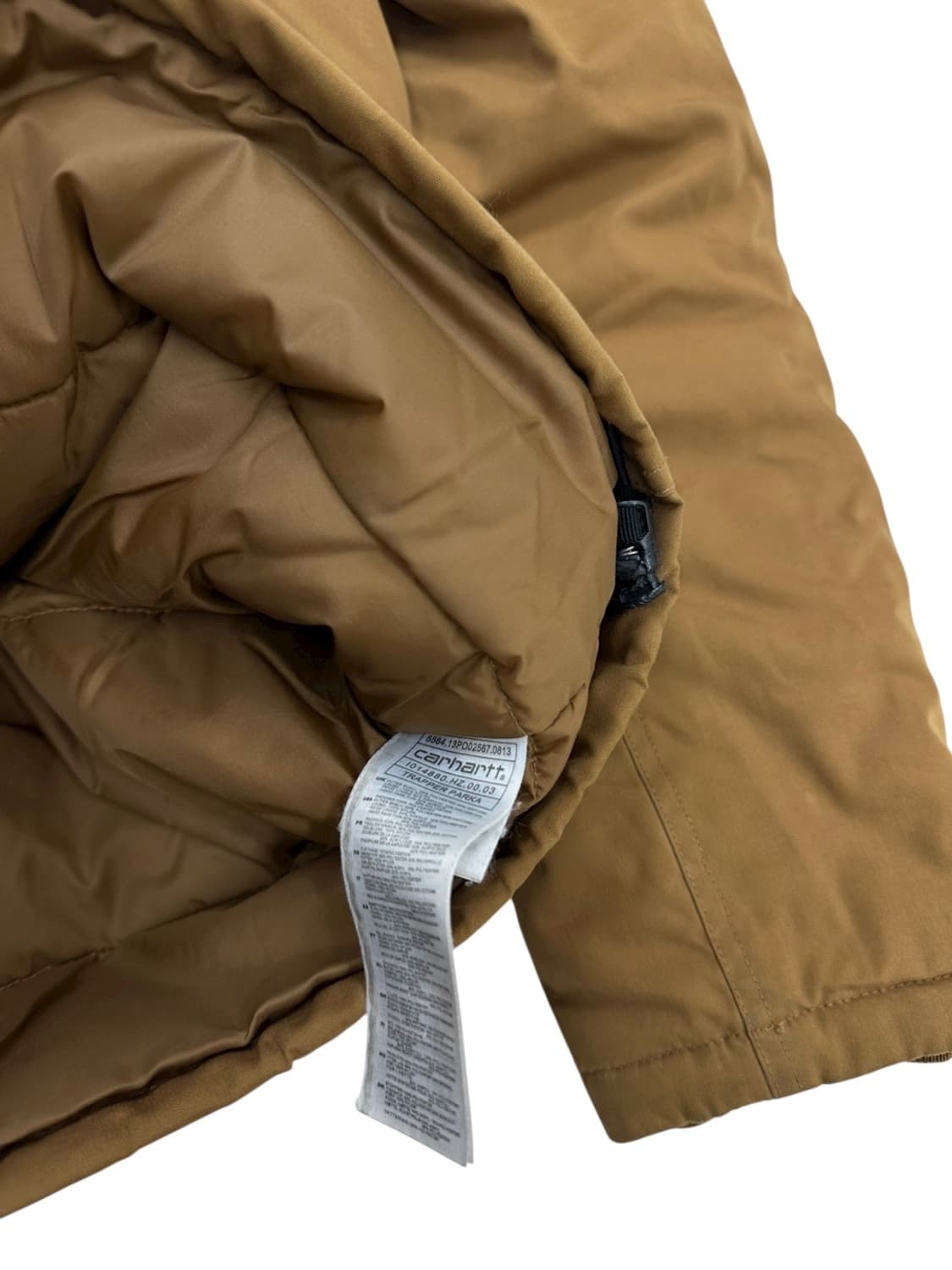 칼하트 트래퍼 파카 베이지 (M~L) 상품이미지9