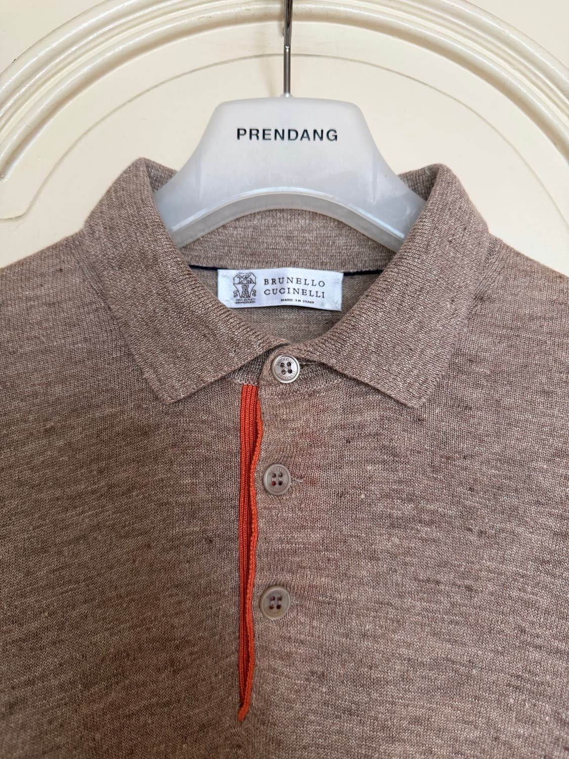 브루넬로 쿠치넬리 린넨 피케 셔츠 상품이미지2