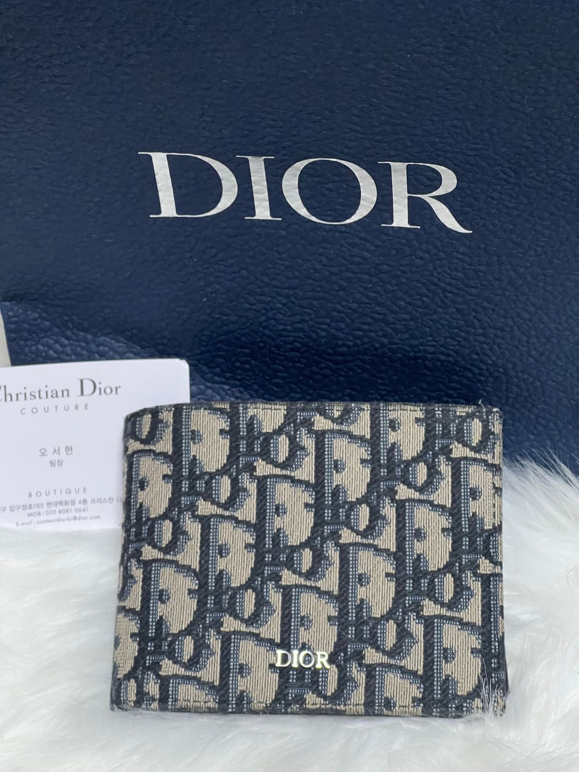 [신형] 디올 오블리크 반지갑 상품이미지1