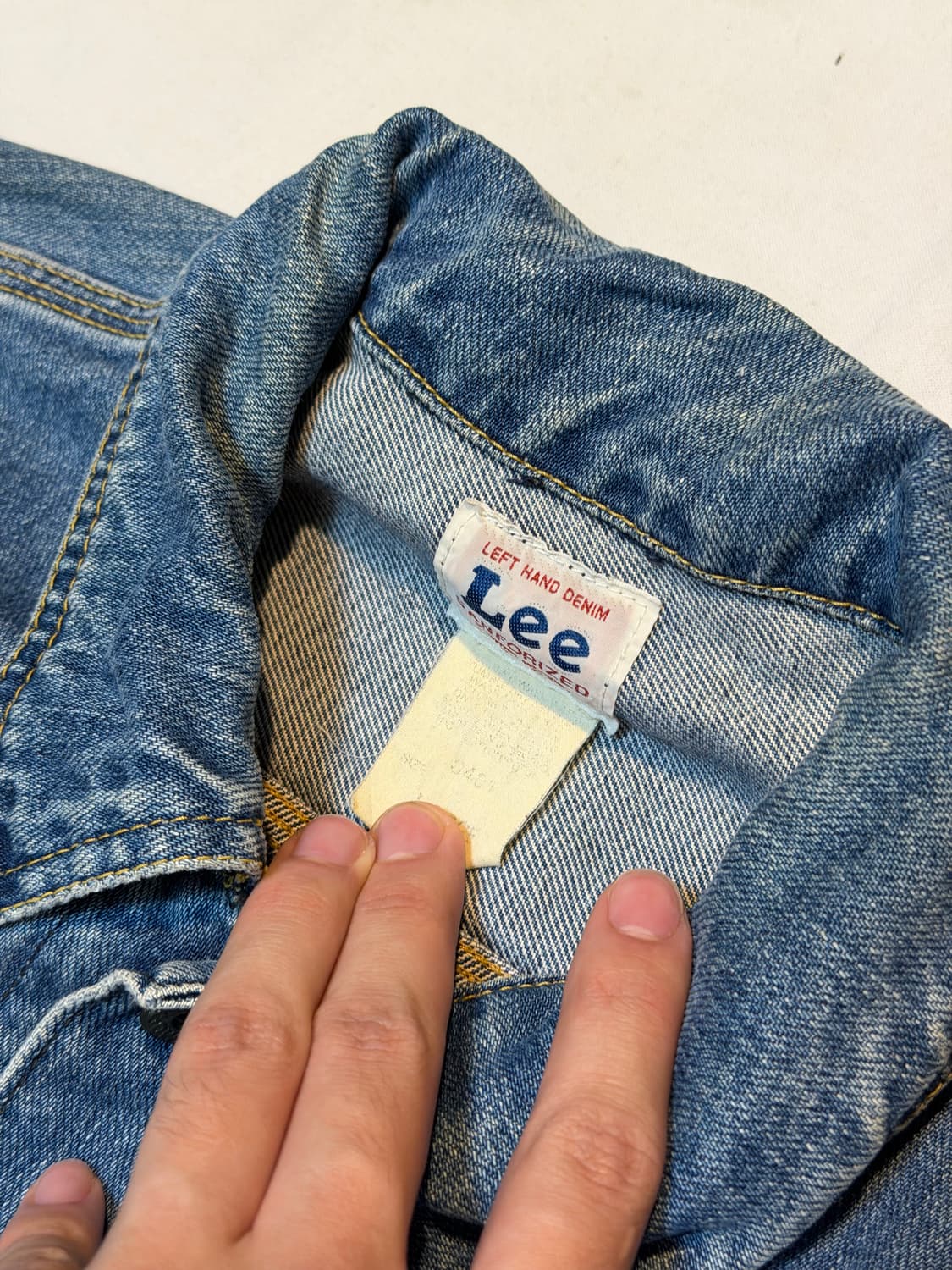 90s Lee 1세대 트러커 데님 청자켓 상품이미지4