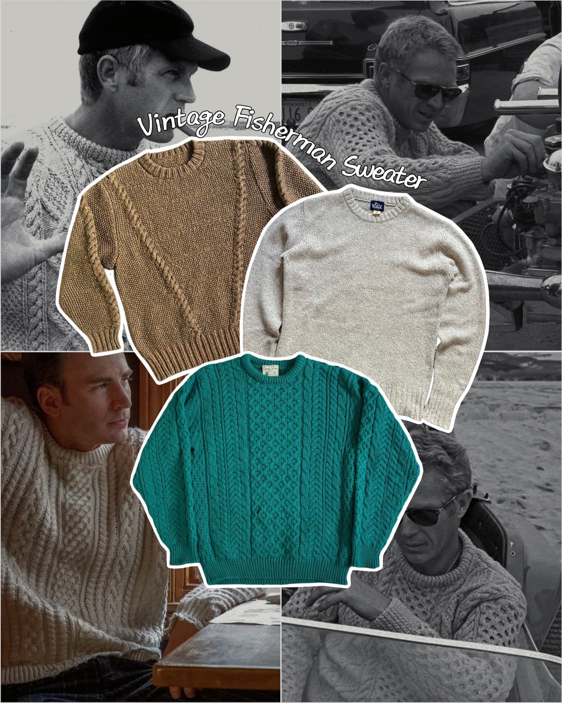 빈티지 피셔맨 스웨터 상품이미지7