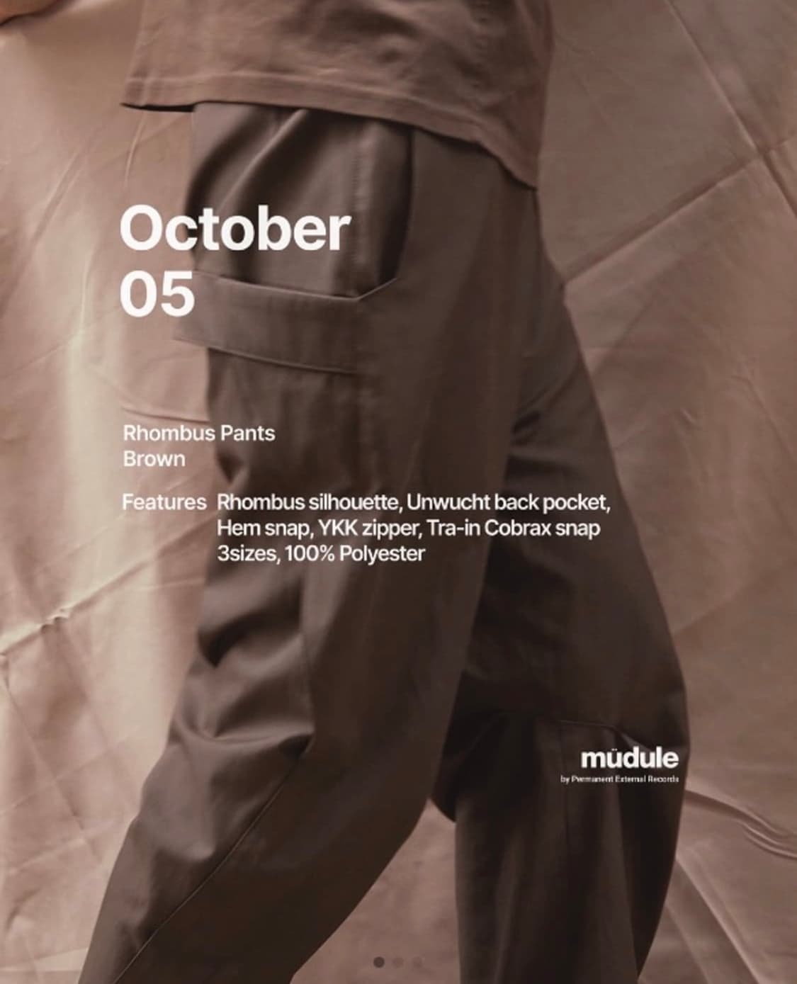 머듈 롬버스팬츠 4 상품이미지1