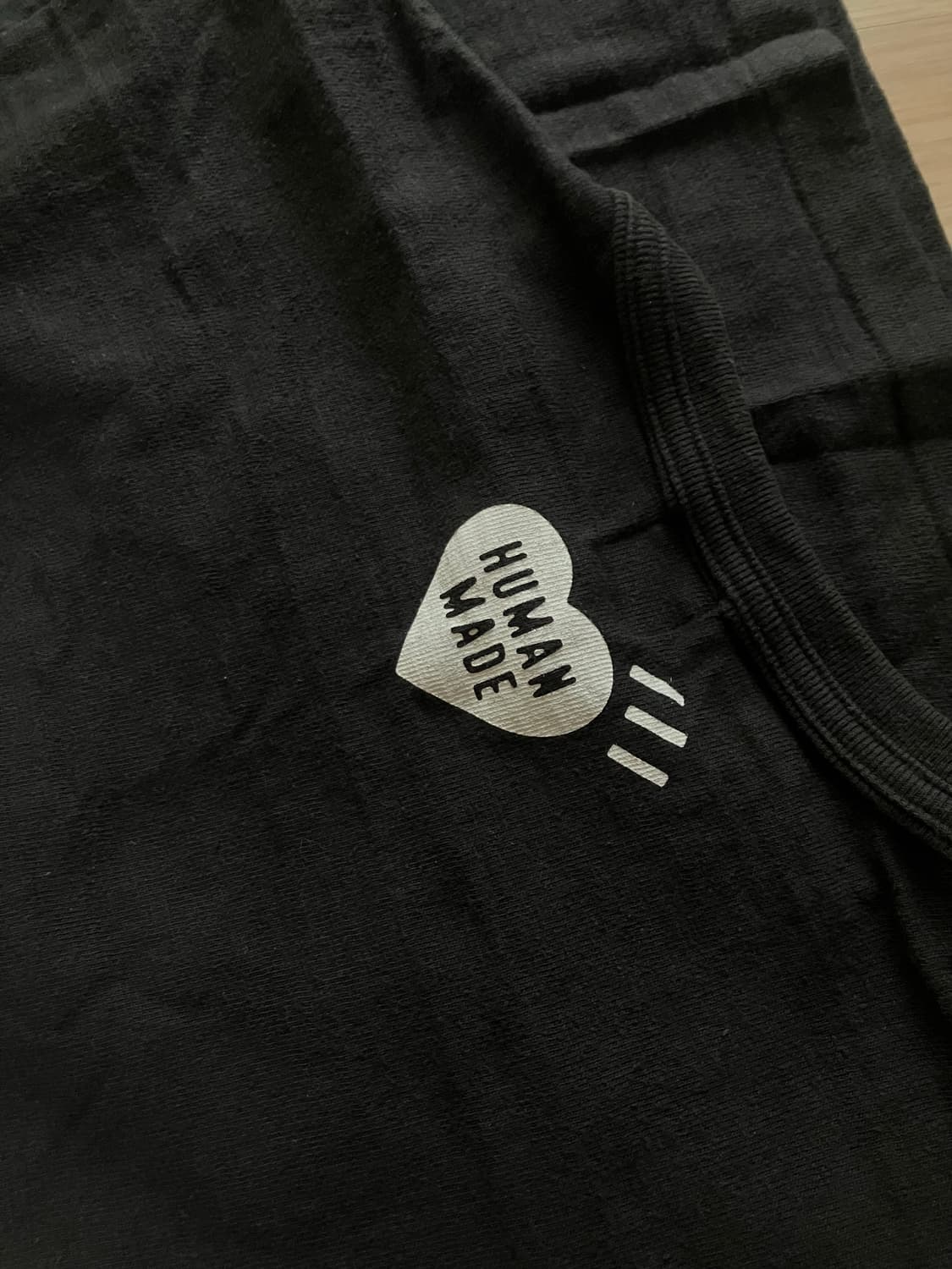 M 휴먼메이드 그래픽 티셔츠 블랙 상품이미지3