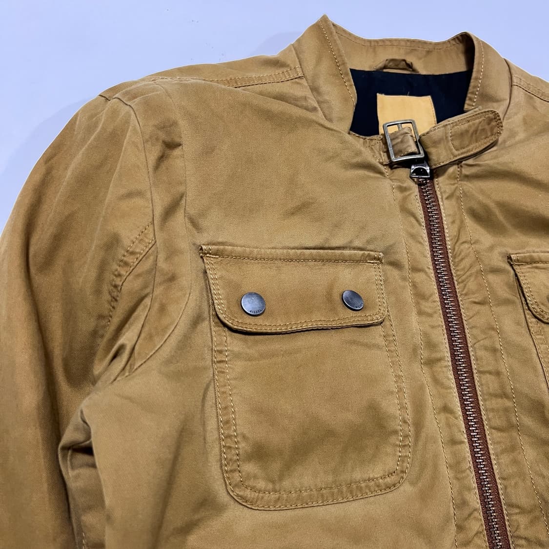 diesel 디젤 머스타드 브라운 포켓 자켓 상품이미지2