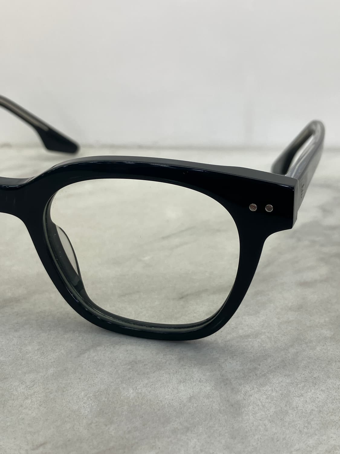 하츠 Hatz 블랙 웰링턴 메탈렉 뿔테 안경 상품이미지6