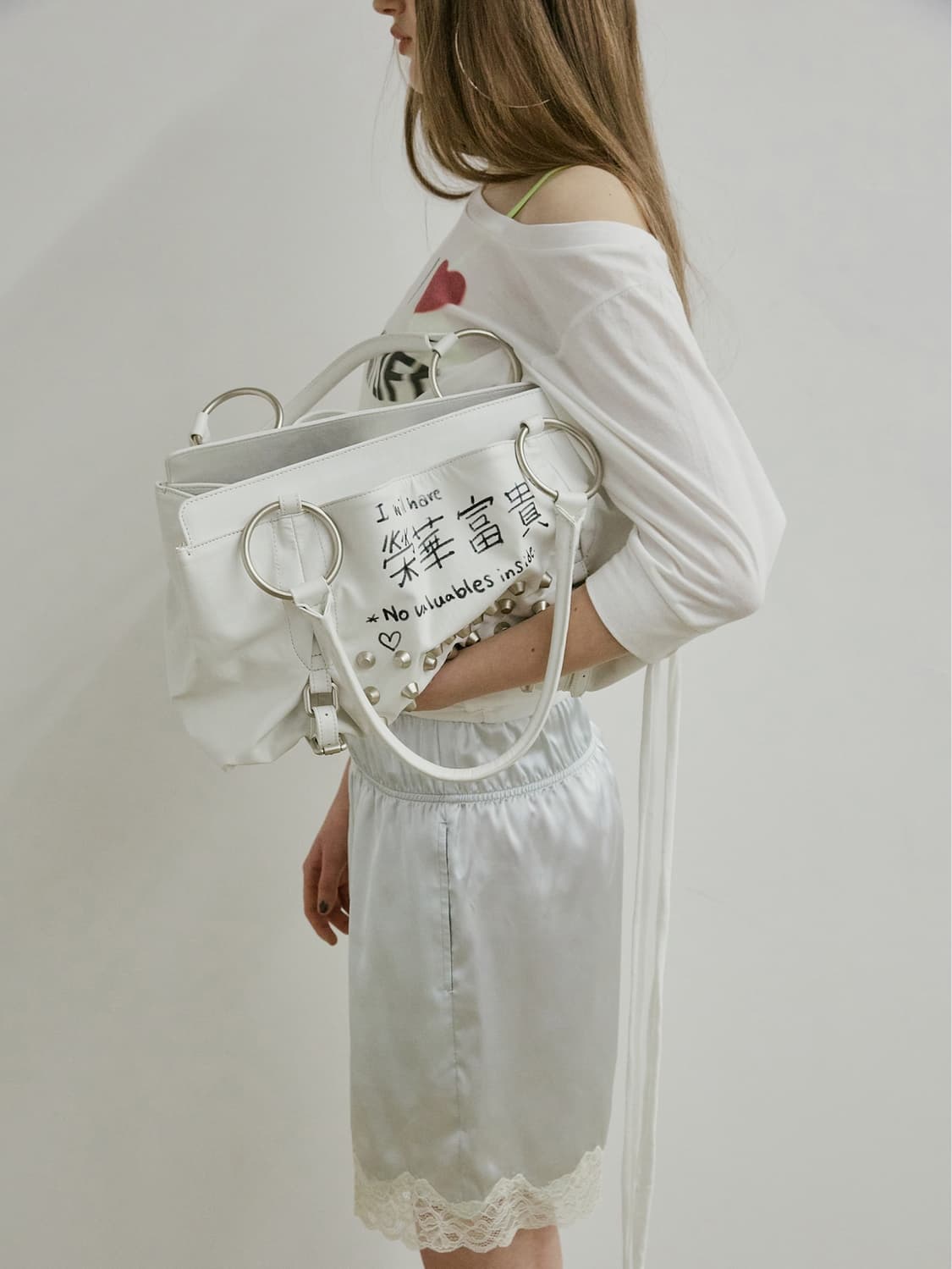 스컬프터 Millionaire Tote Bag White 토트백 상품이미지3