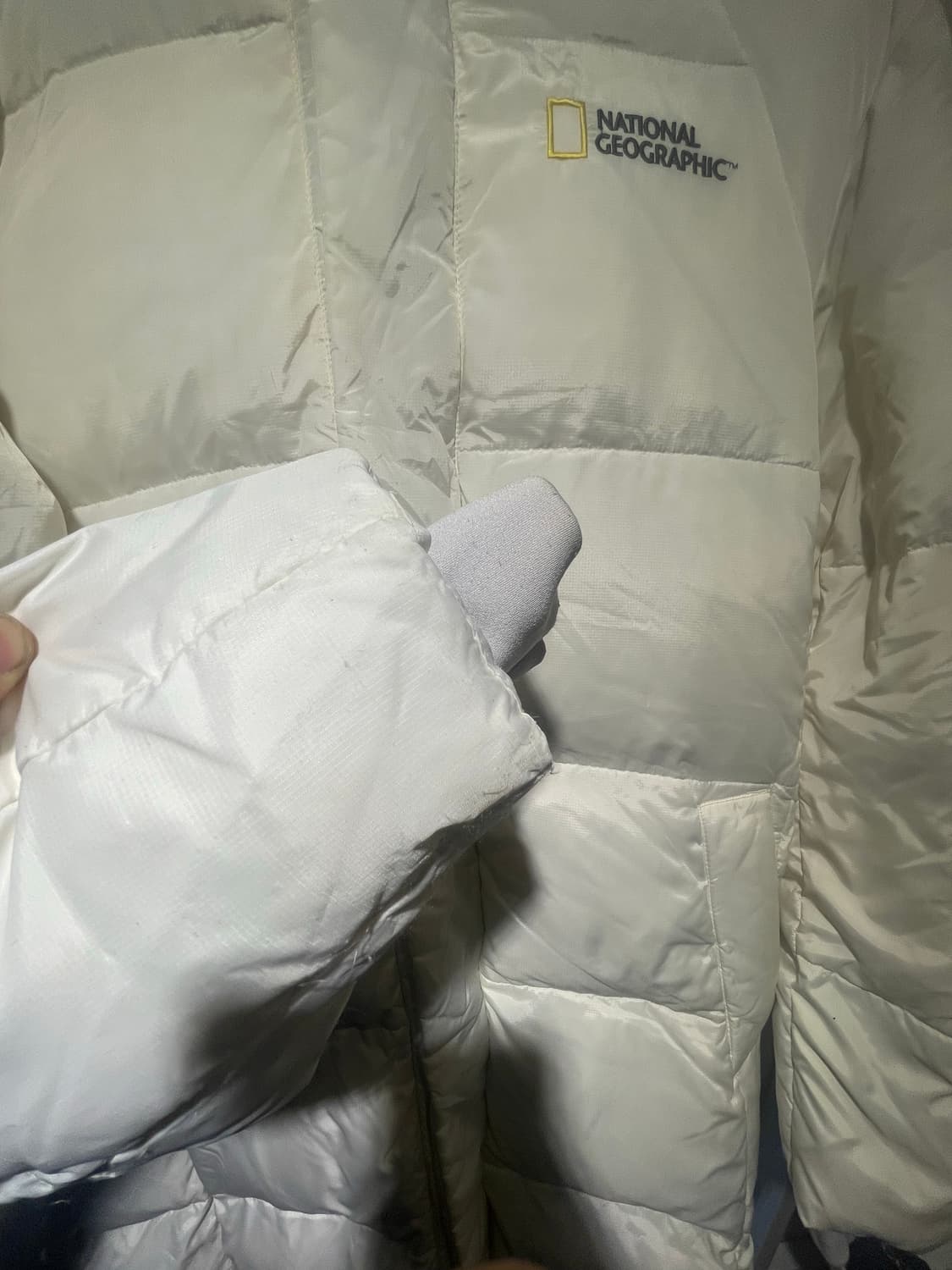 네셔널 롱패딩 xl  깨끗  상품이미지2
