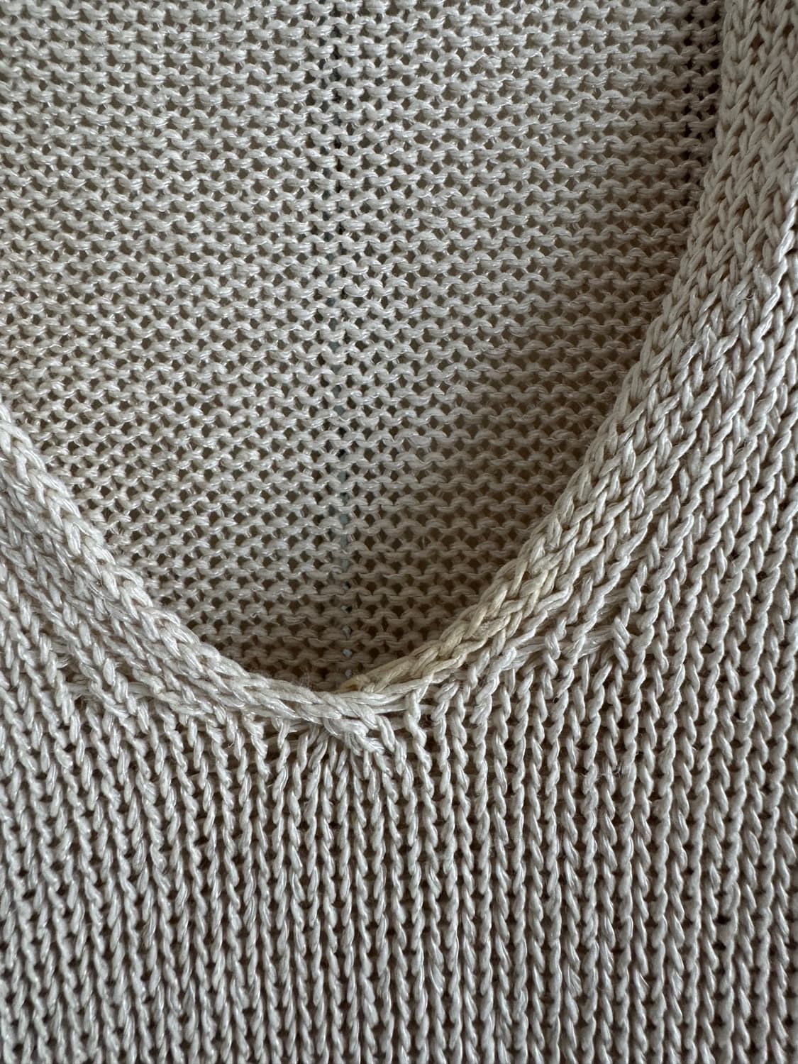 아모멘토 22ss PAPER YARN COLLAR knit 상품이미지4