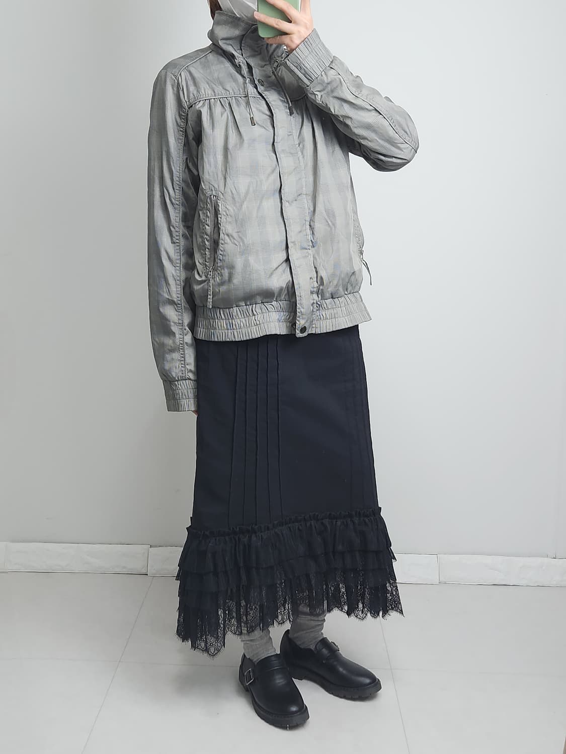 프릴 레이스 스커트 상품이미지3