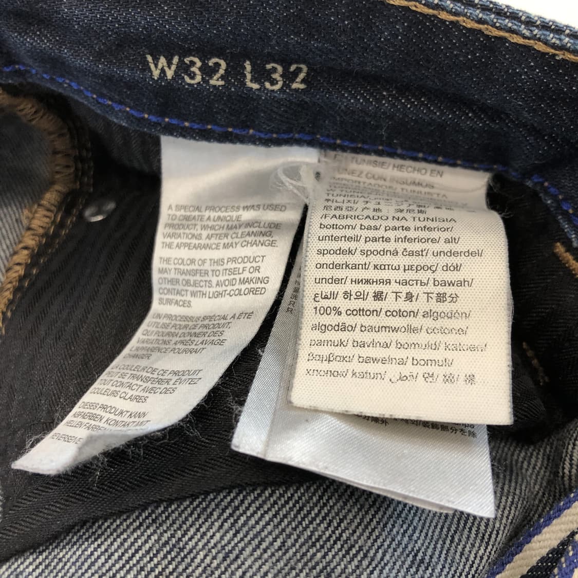 ck 캘빈클라인 이탈리안 프리미엄 셀비지 데님진 32 인치  상품이미지7