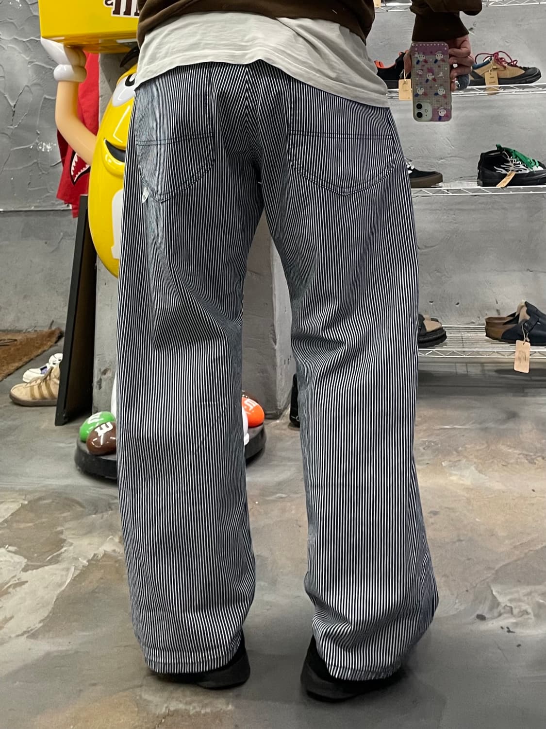 Lee 히코리 스트라이프 와이드 팬츠 상품이미지10