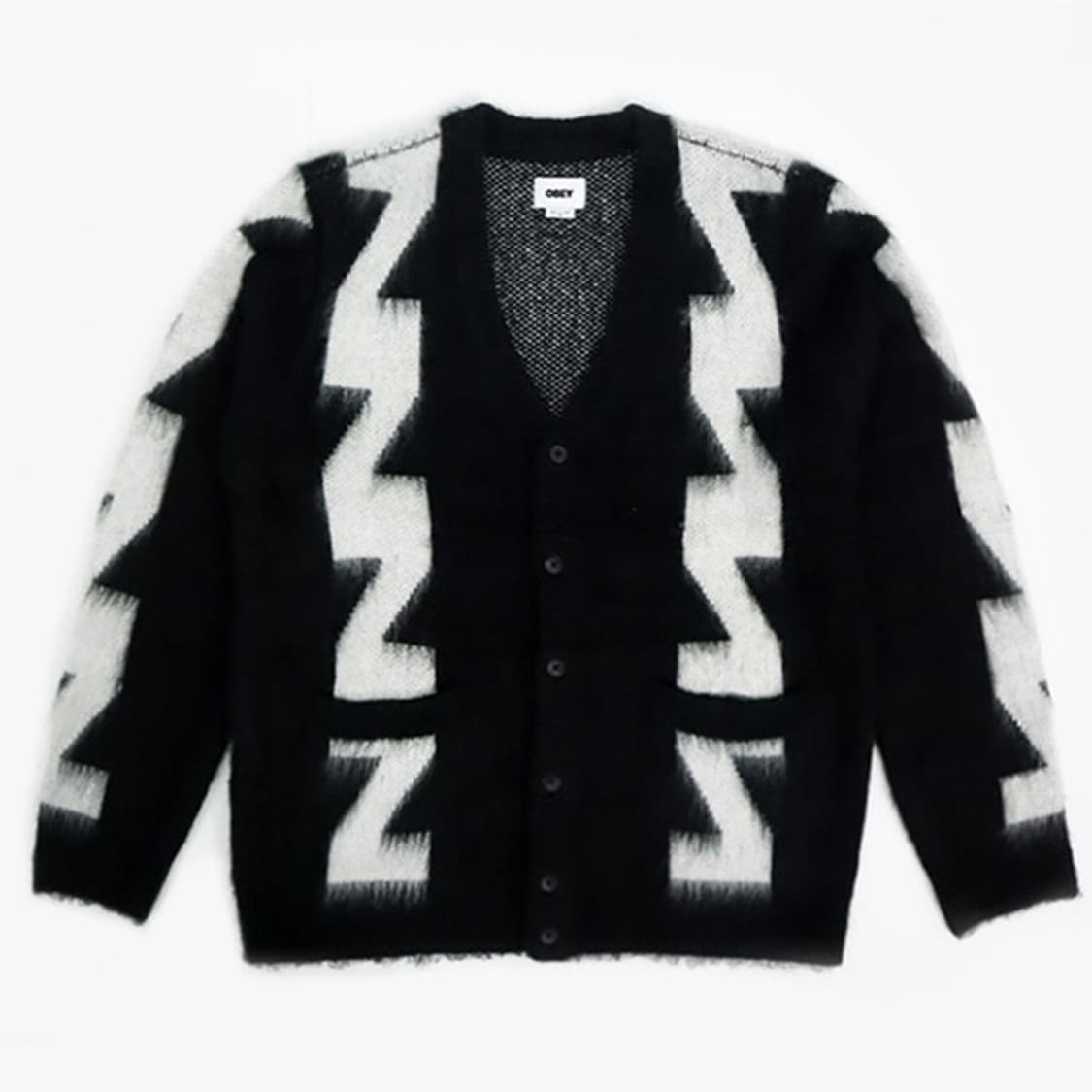 오베이 덱스터 가디건 DEXTER CARDIGAN BLACK MULTI 상품이미지2