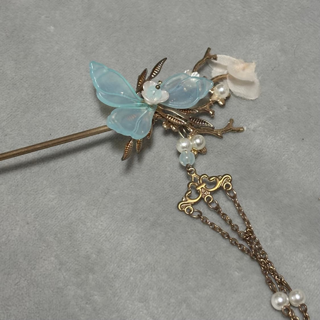 레테 빈티지 꽃 비녀  상품이미지3