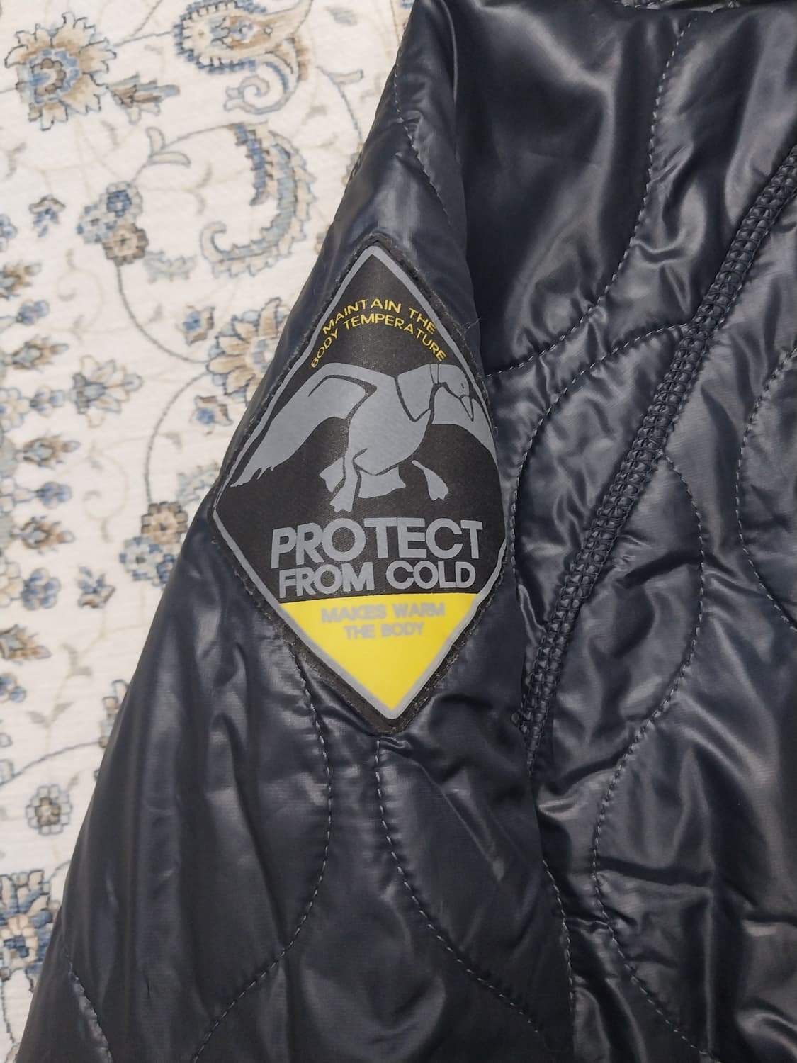 뉴발란스 후드 패딩 90  ( 안쪽 플리스) 상품이미지3