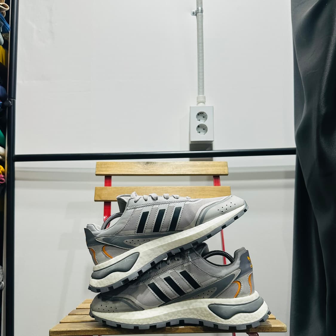 270) 아디다스 운동화 남성 남자 신발 래트로 P9 그레이 상품이미지7