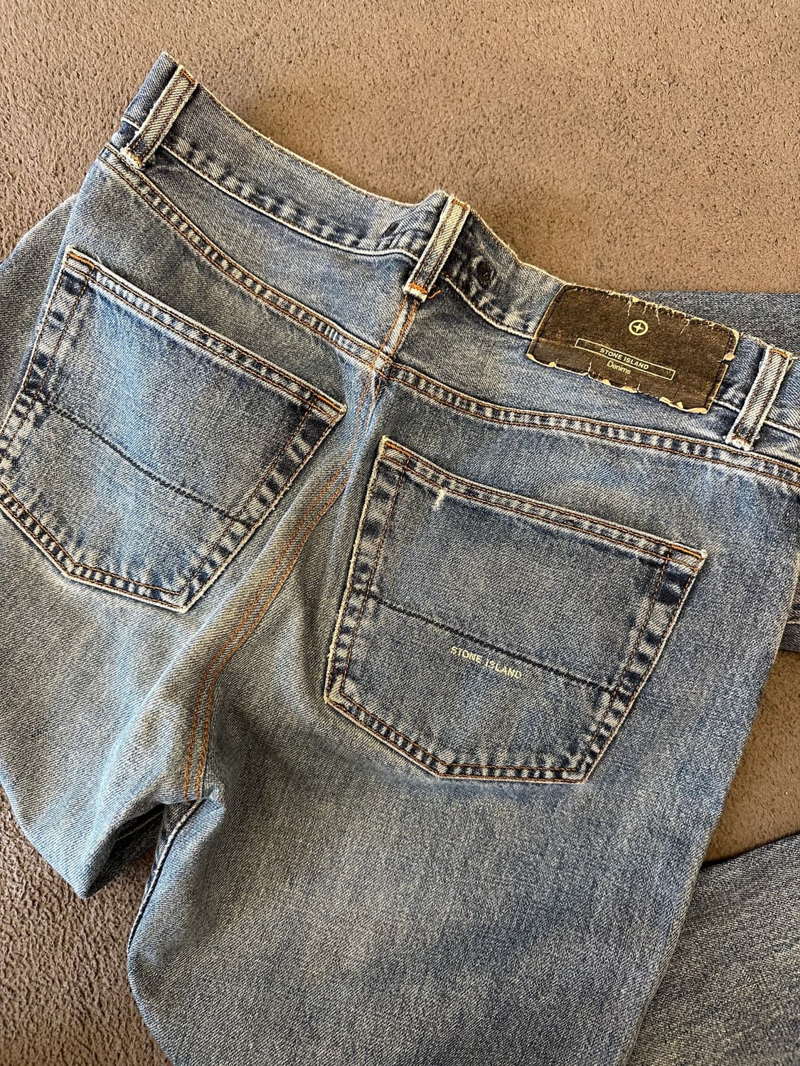스톤아일랜드 데님 스트레이트 팬츠 처분  상품이미지1