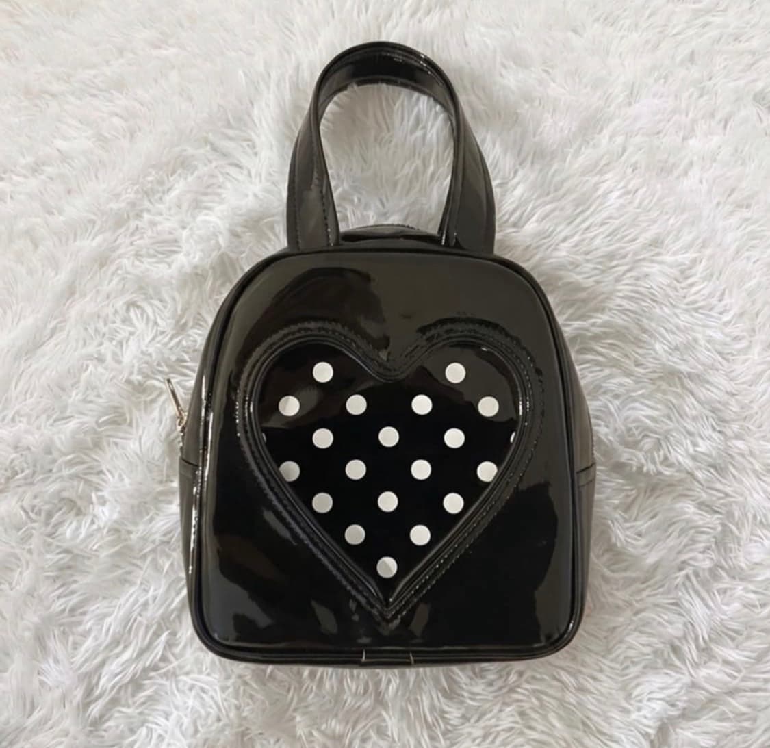 꼼데가르송걸 도트하트 토트백 상품이미지1