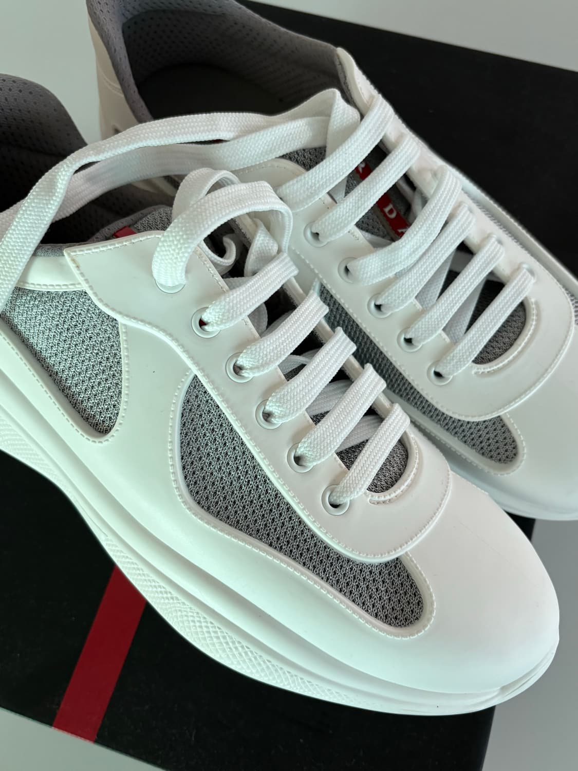 프라다 아메리카컵 화이트 상품이미지7