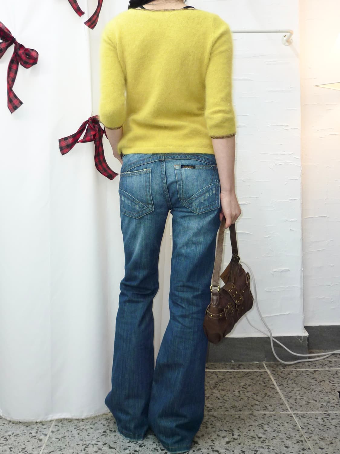 vivid yellow angora knit 상품이미지4