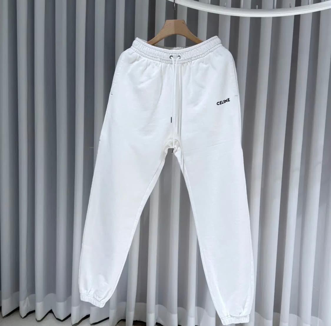 S / 셀린느 로고 트레이닝 조거팬츠 화이트 상품이미지2