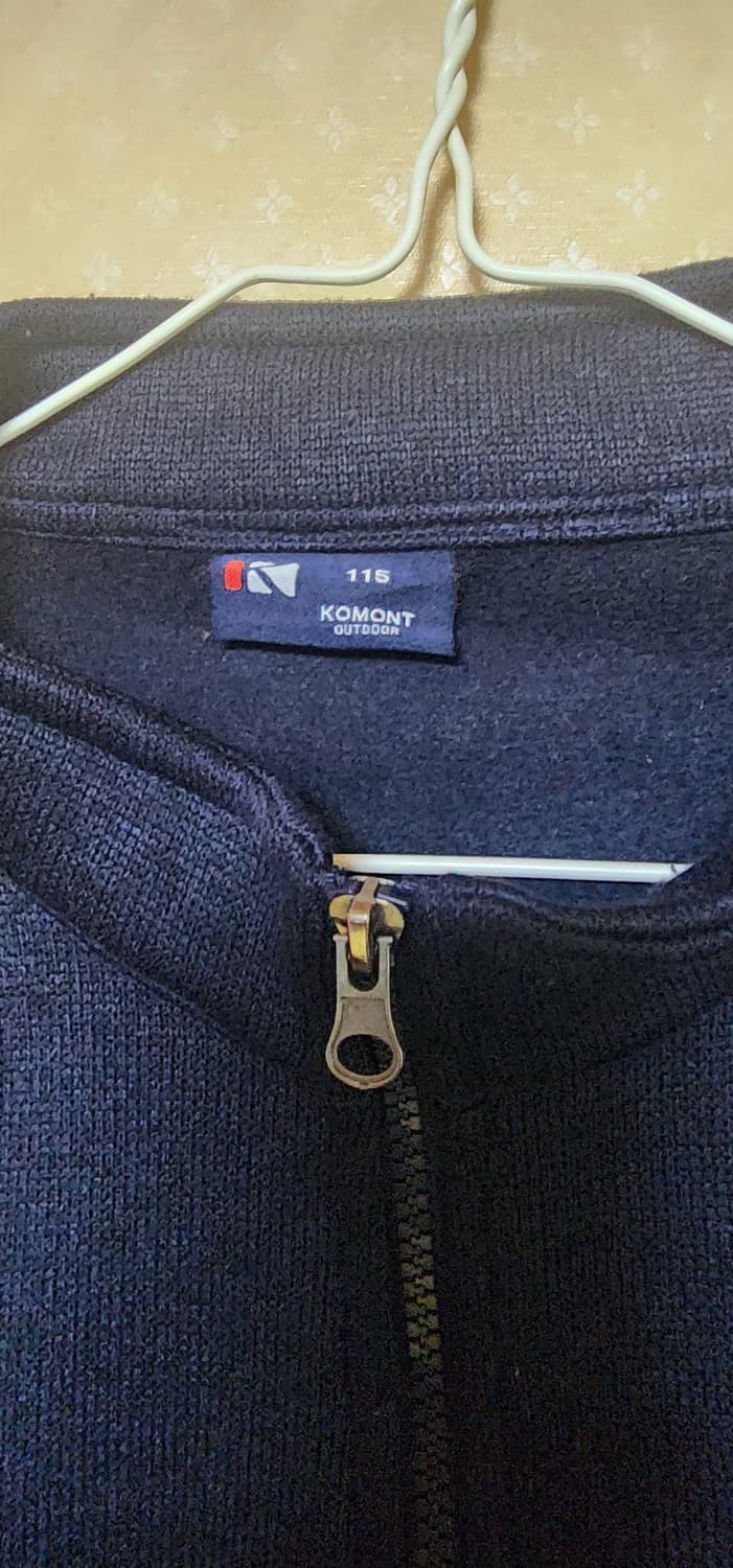 코몽드 남성 후리스점퍼110급 상태굿 상품이미지3